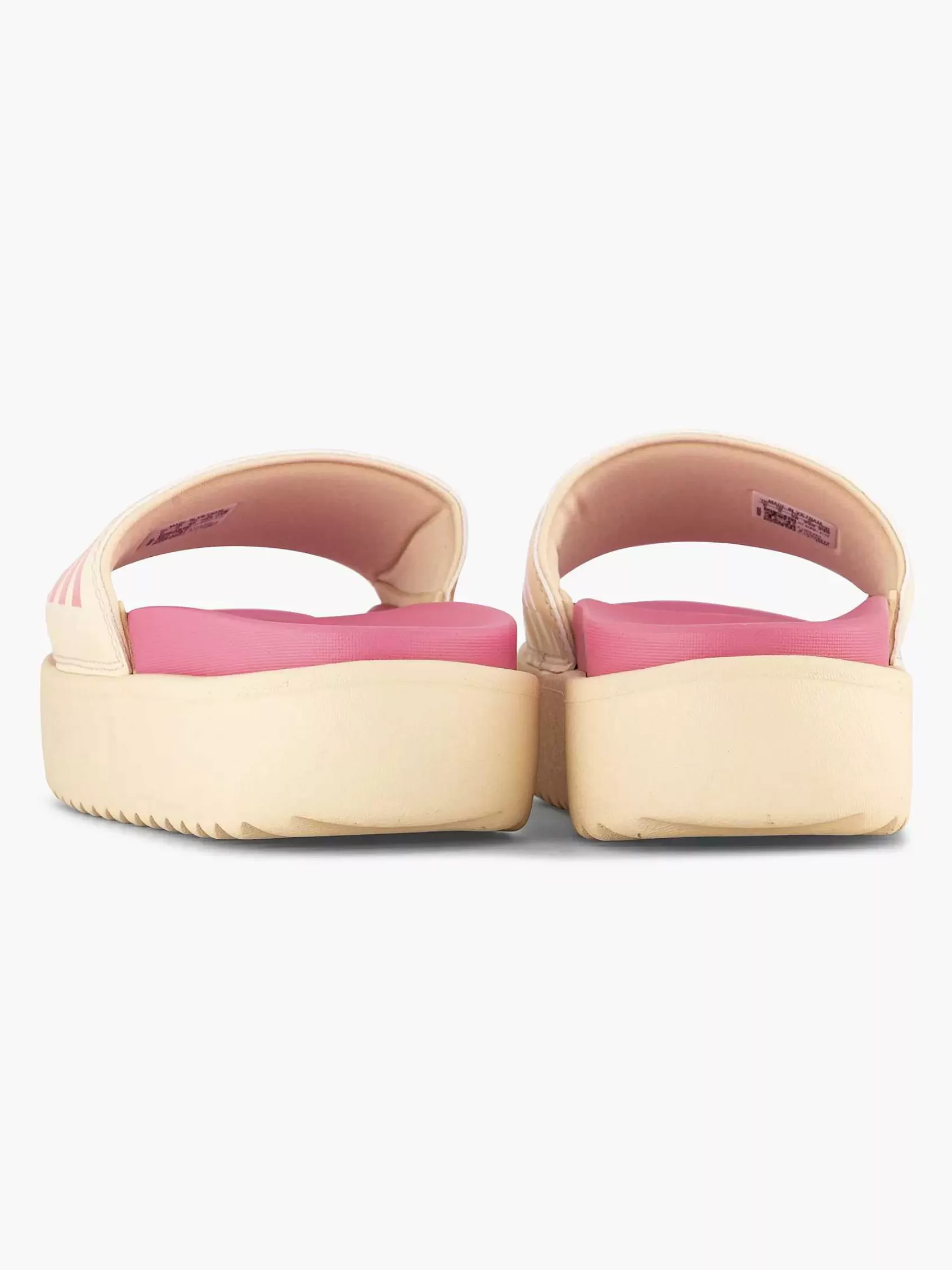 Dames adidas Slippers-Beige Adilette Platform