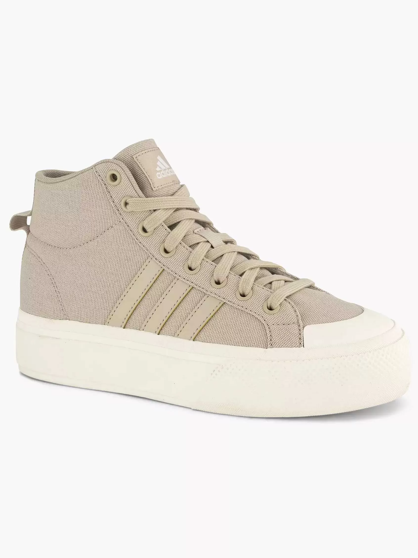 Dames adidas Sneakers-Beige Bravada 2.0 Mid Platform