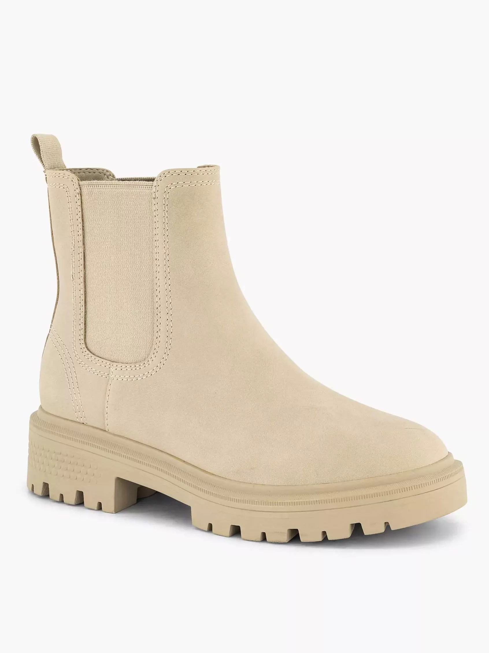 Dames Graceland Enkellaarzen & Boots-Beige Chelsea Boot