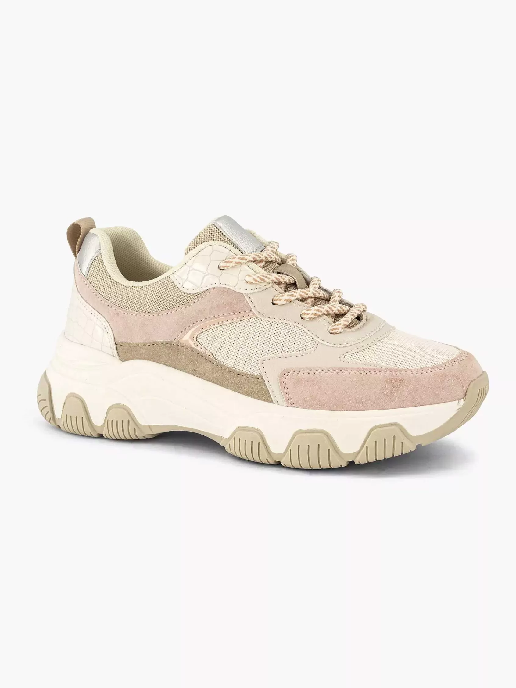 Dames Oxmox Sneakers-Beige Chunky Sneaker