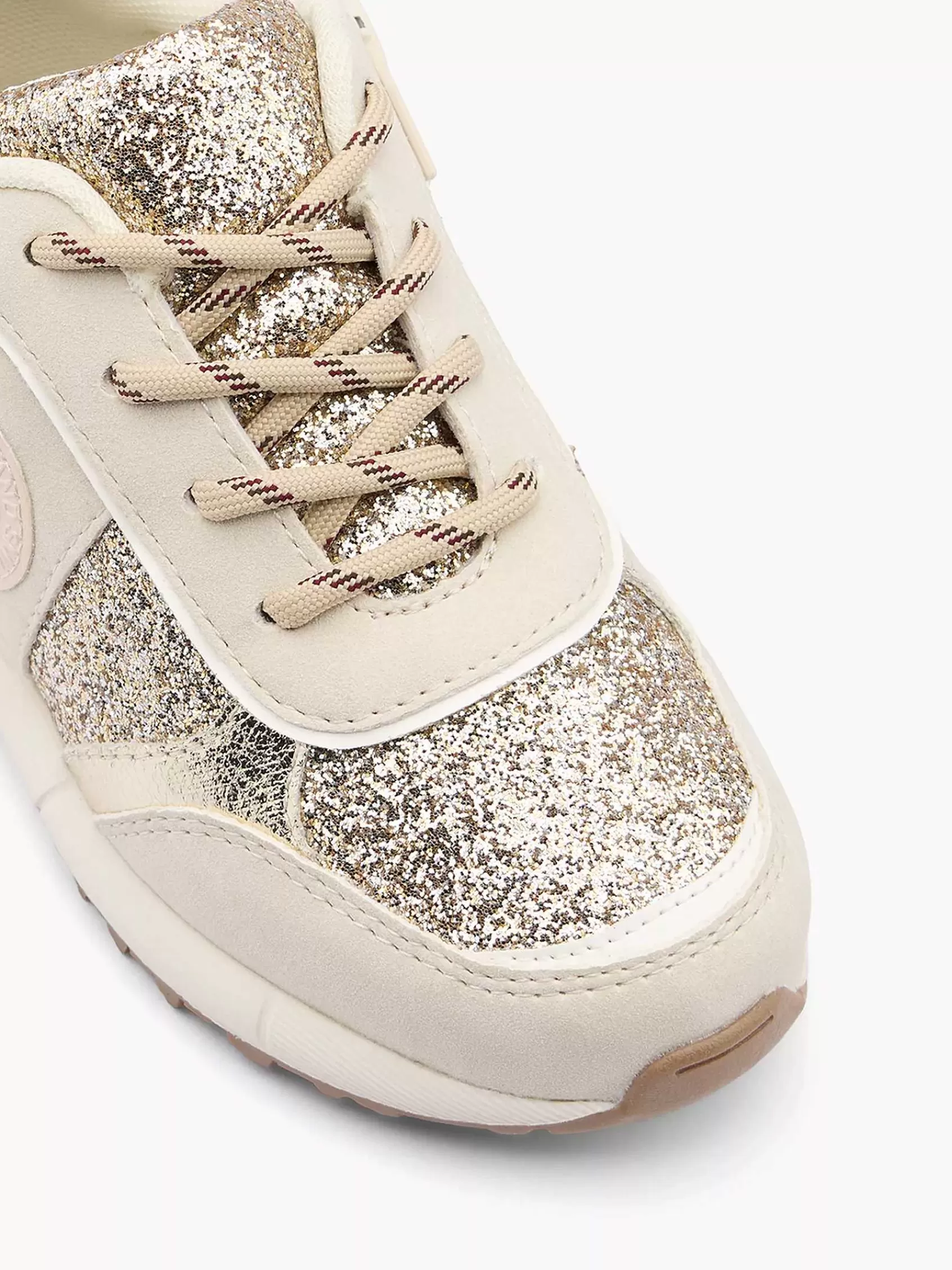 Kinderen Graceland Jongensschoenen-Beige Chunky Sneaker Glitters