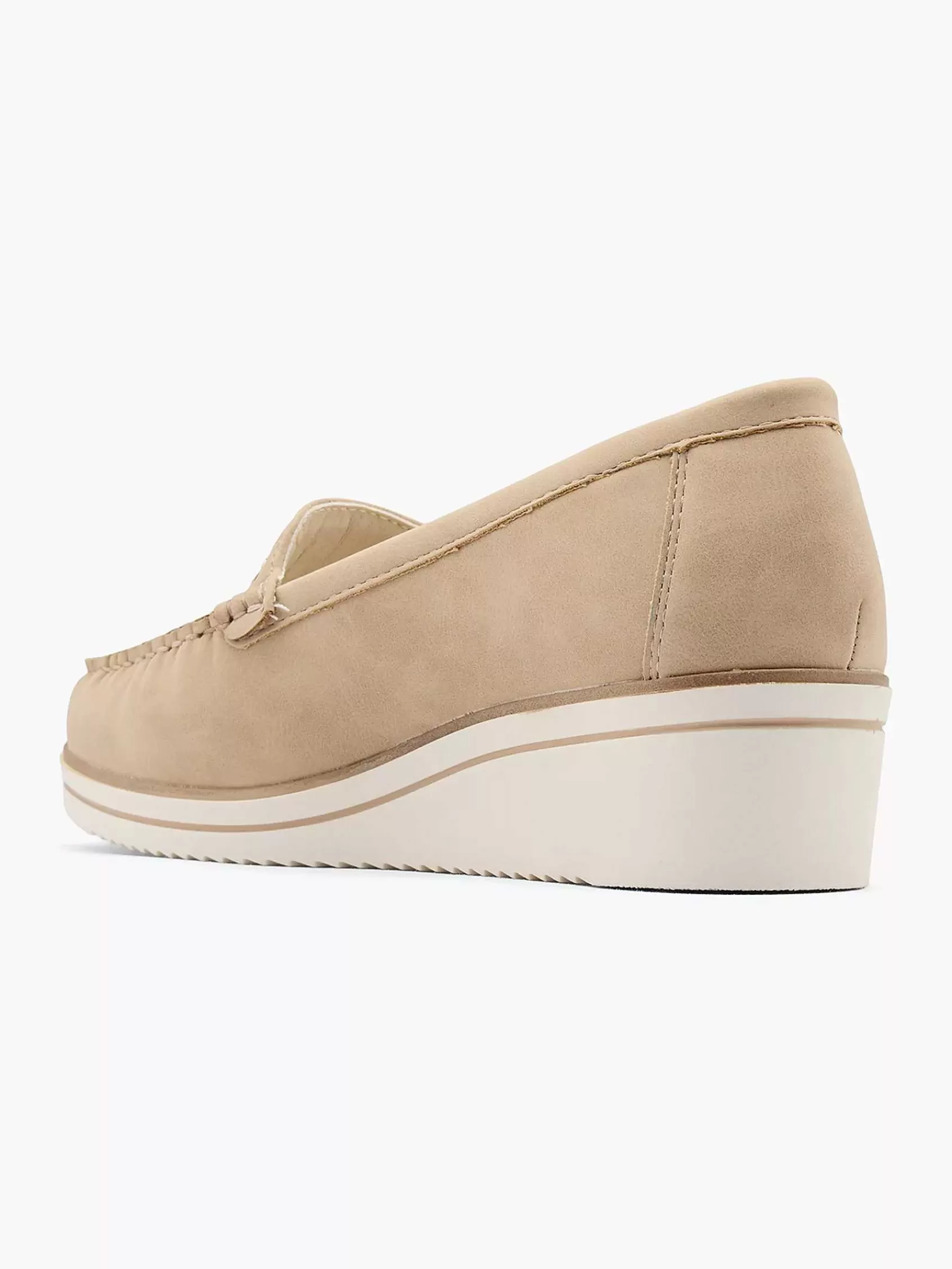 Dames Easy Street Comfort Schoenen-Beige Comfort Instapper