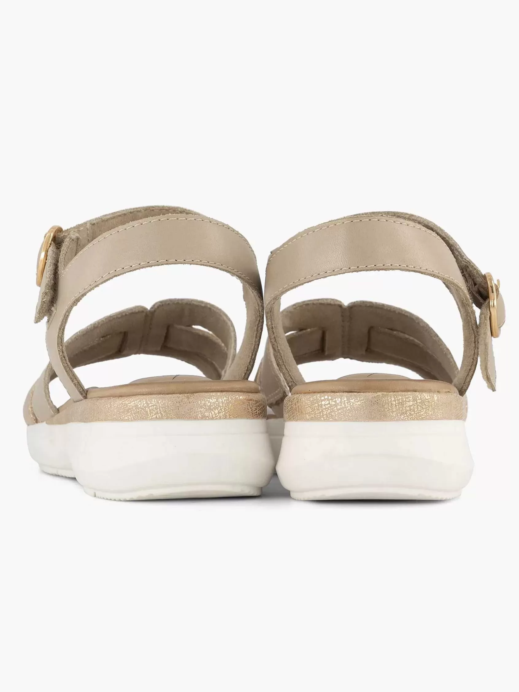 Dames Medicus Comfort Schoenen-Beige Comfort Sandaal