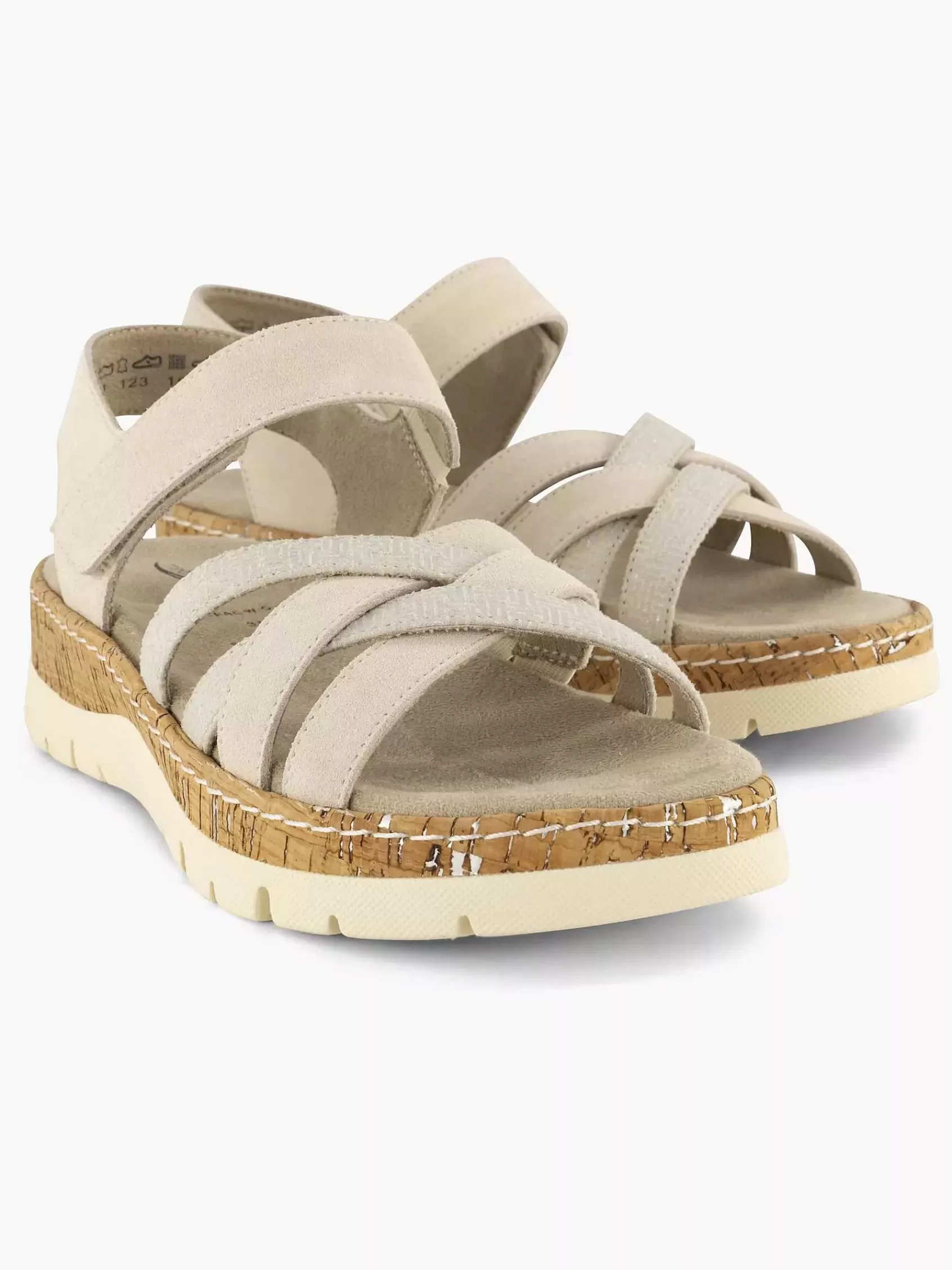 Dames Medicus Comfort Schoenen-Beige Comfort Sandaal