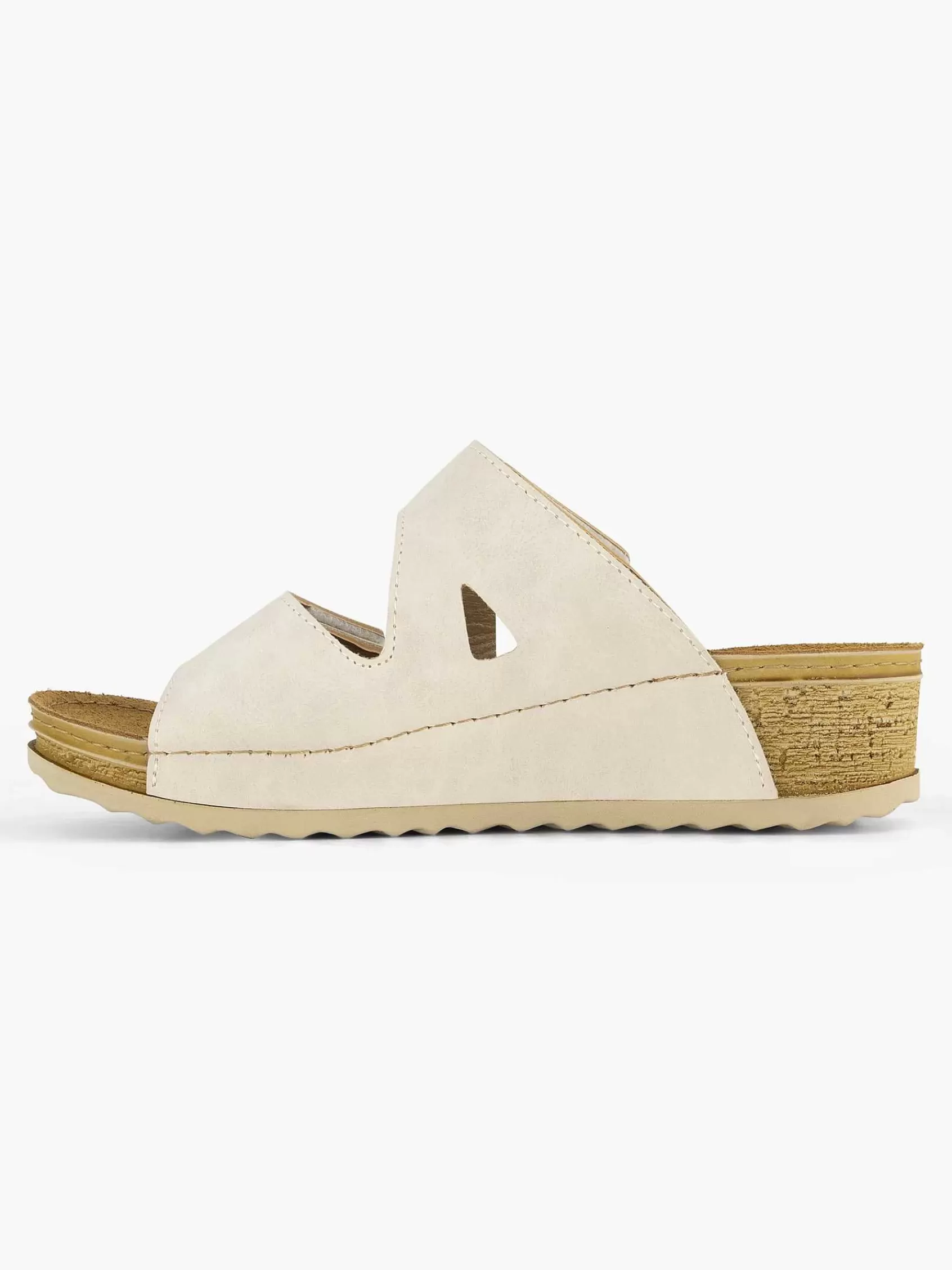 Dames Easy Street Comfort Schoenen-Beige Comfort Slipper