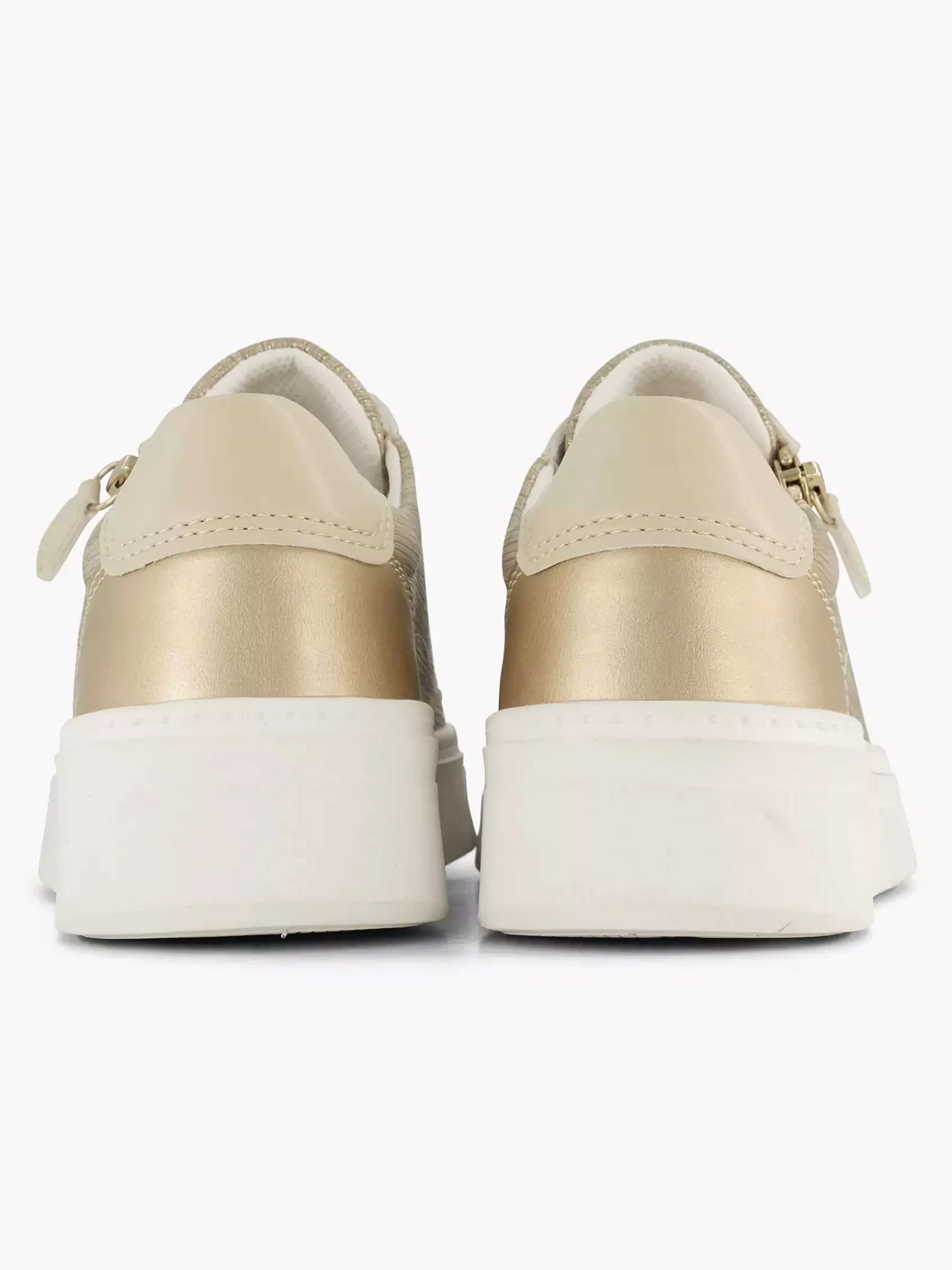 Dames Easy Street Comfort Schoenen-Beige Comfort Sneaker