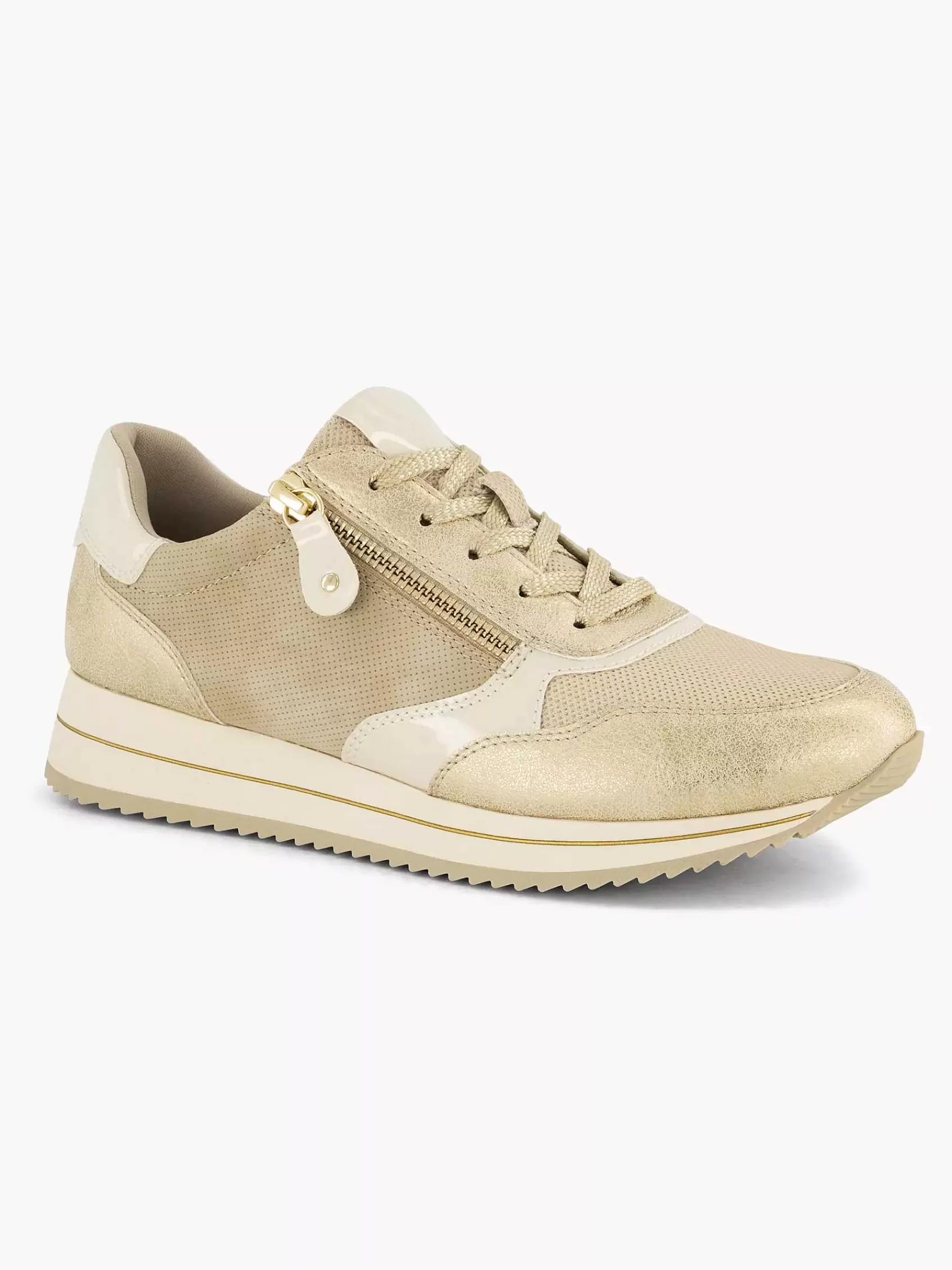 Dames Easy Street Comfort Schoenen-Beige Comfort Sneaker