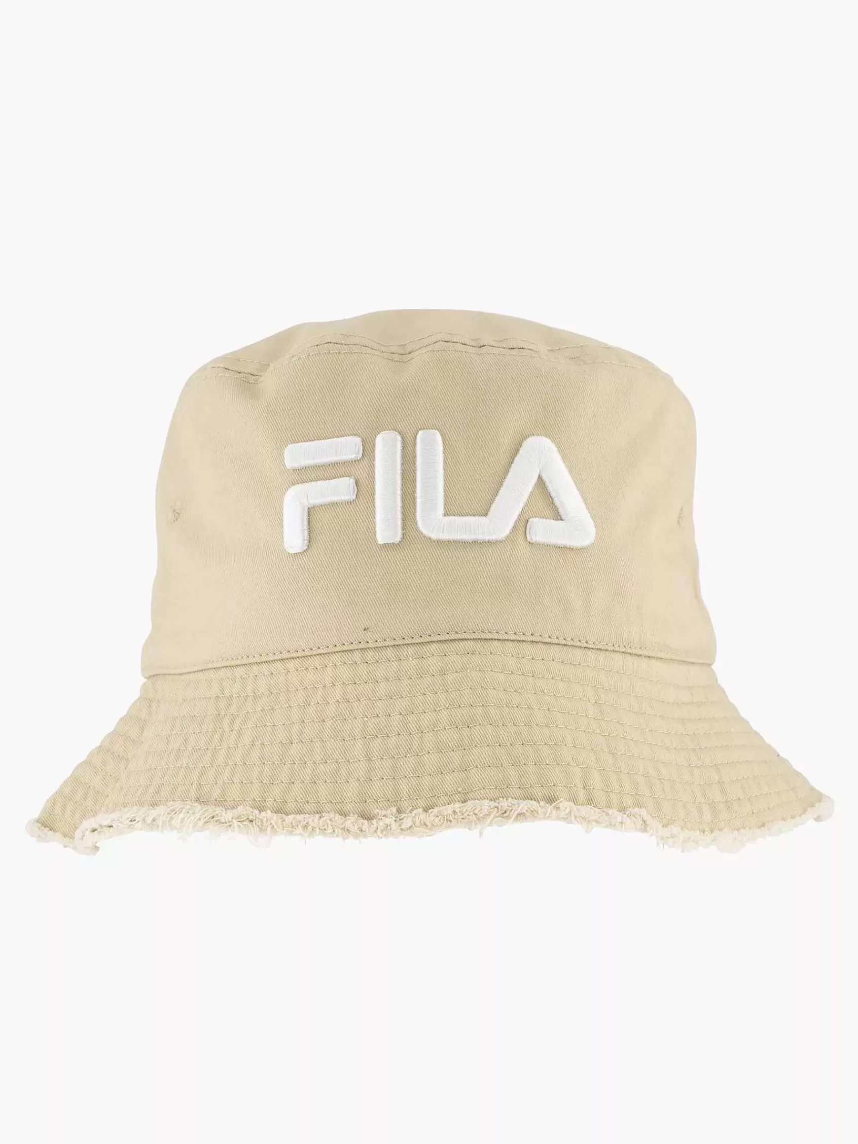 Dames FILA Online Exclusive Accessoires-Beige Bucket Hat Mit