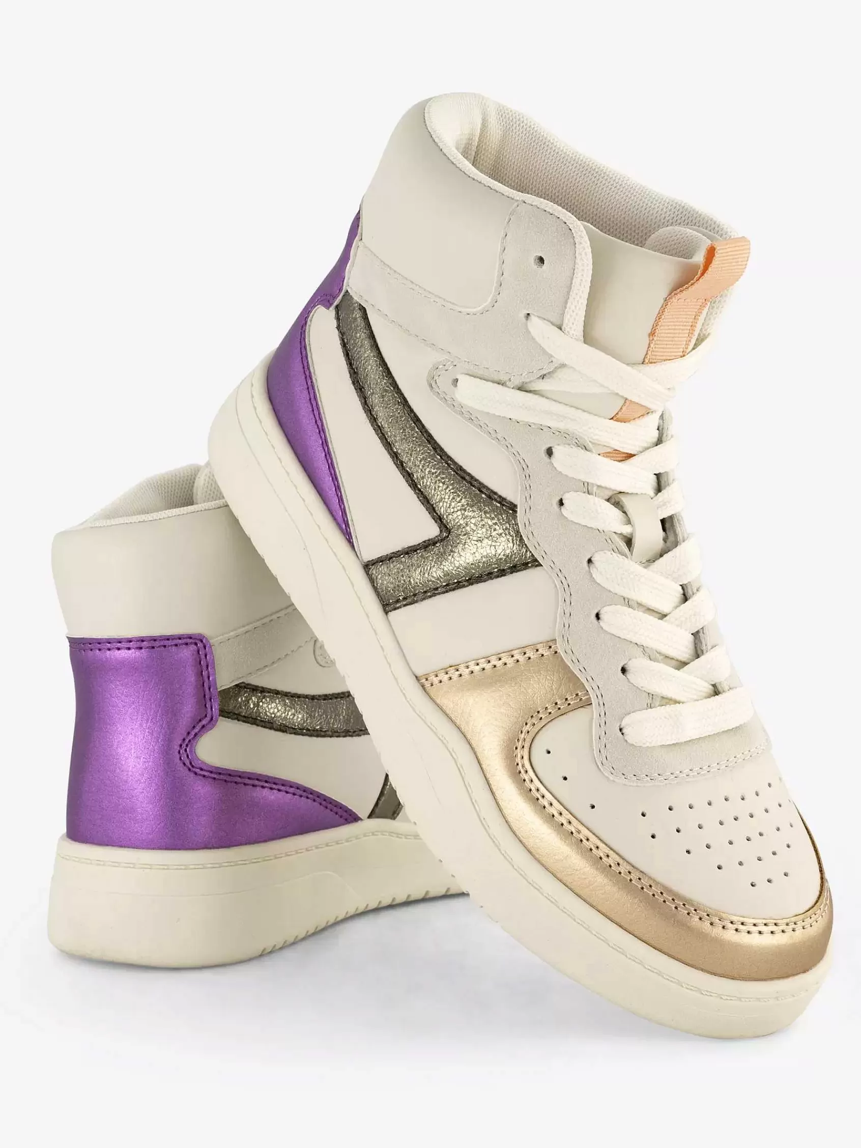 Dames Oxmox Sneakers-Beige Hoge Sneaker