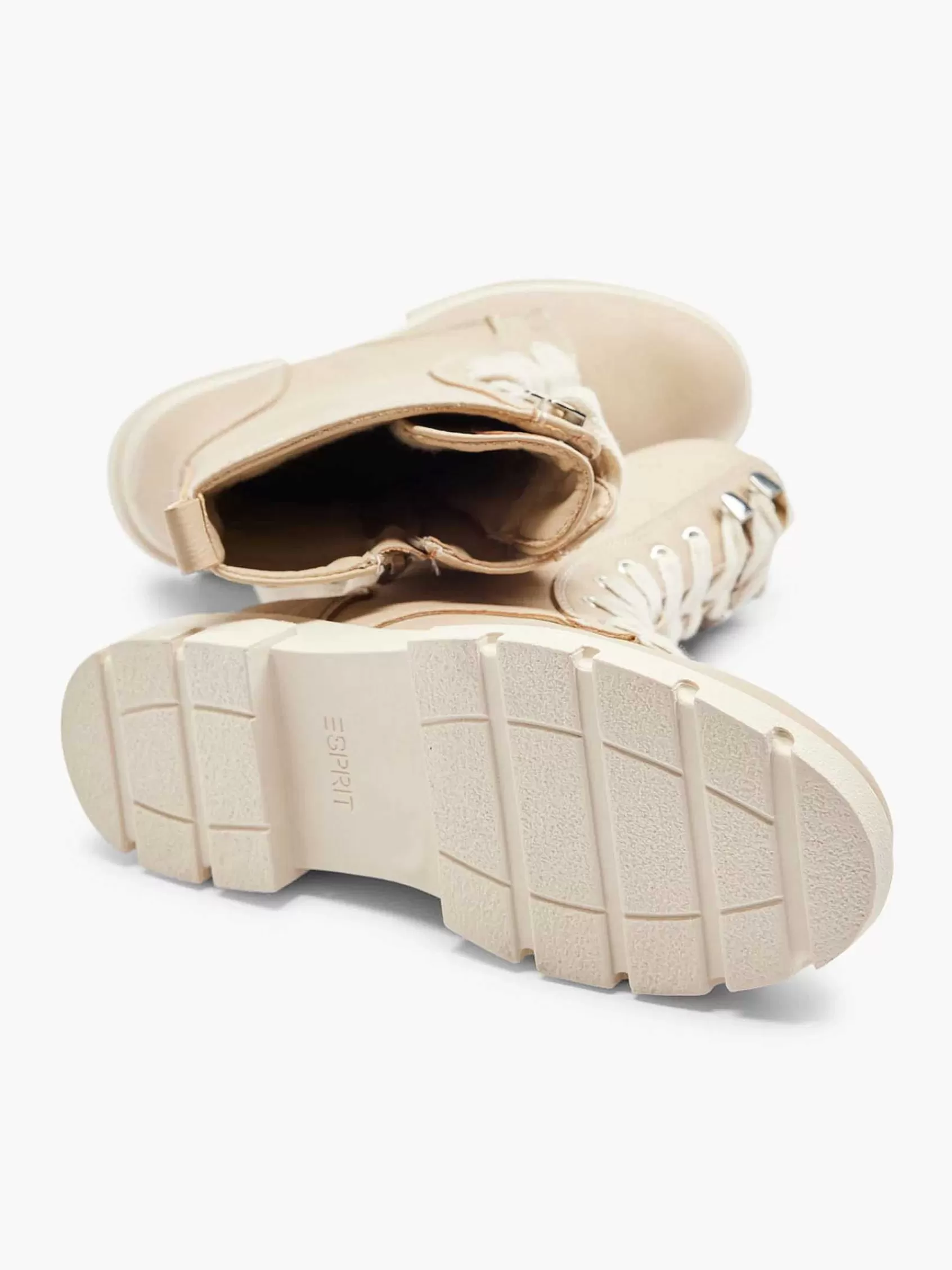 Kinderen Esprit Jongensschoenen-Beige Hoge Veterboot