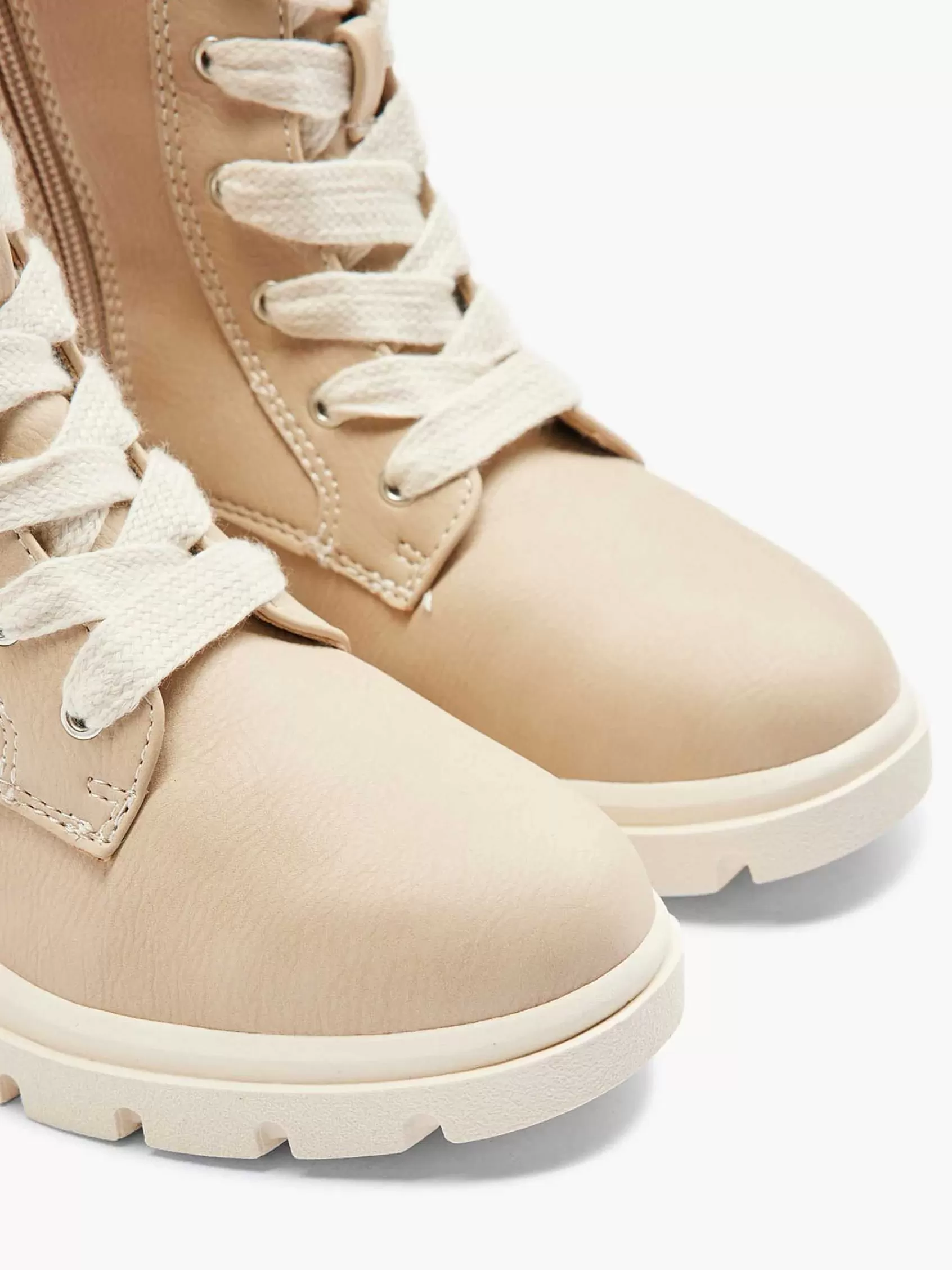 Kinderen Esprit Jongensschoenen-Beige Hoge Veterboot