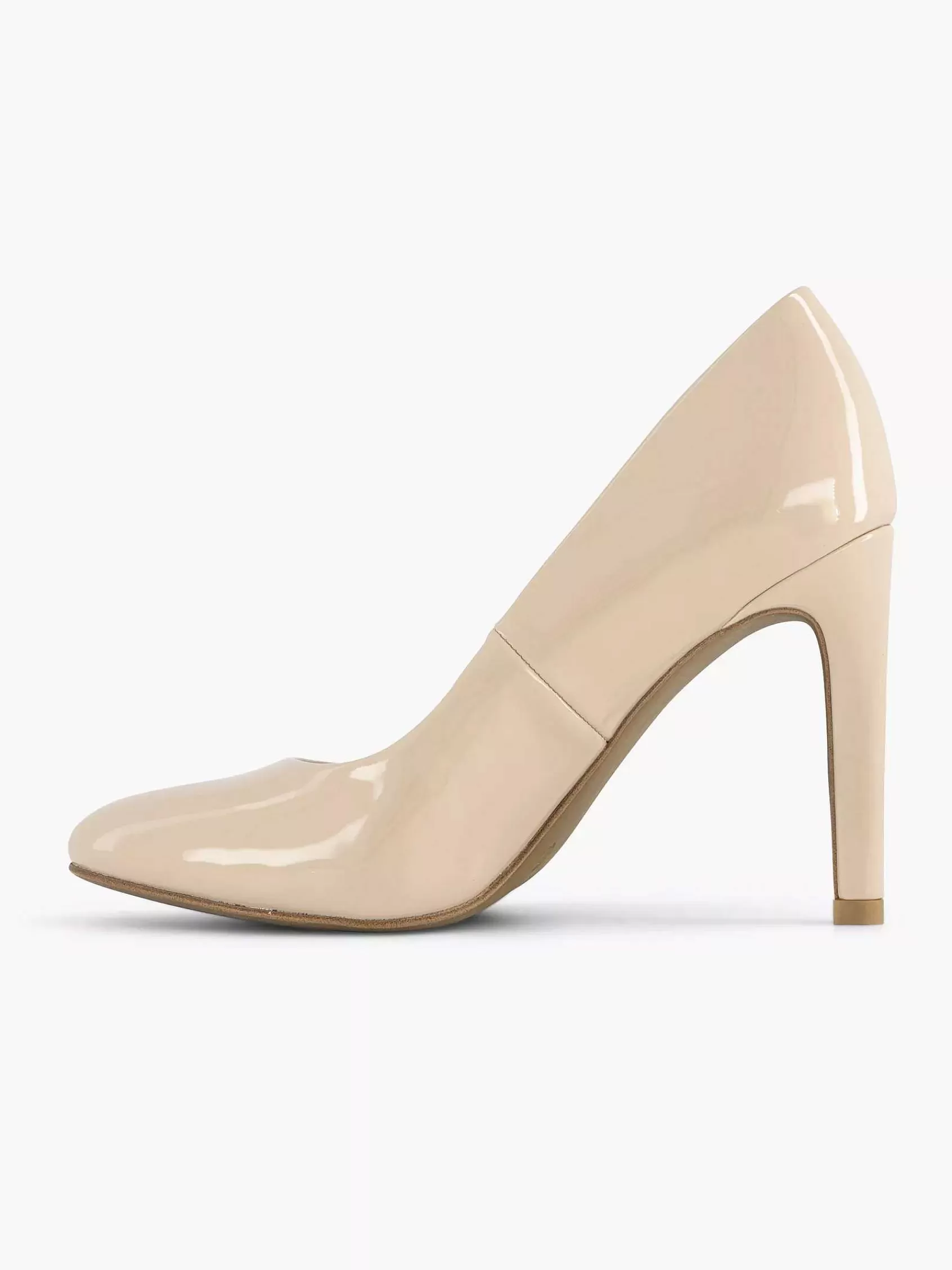 Dames Graceland Pumps-Beige Lak Pump