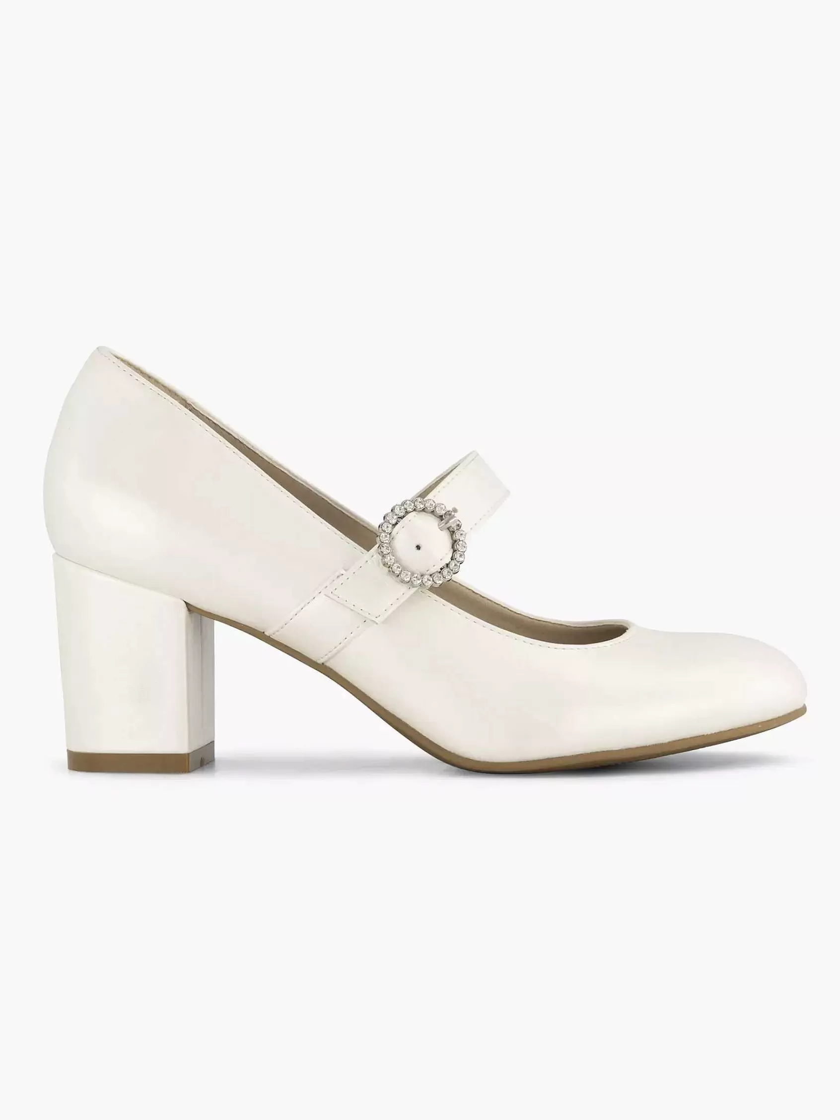 Dames Graceland Pumps-Beige Pump Gesp