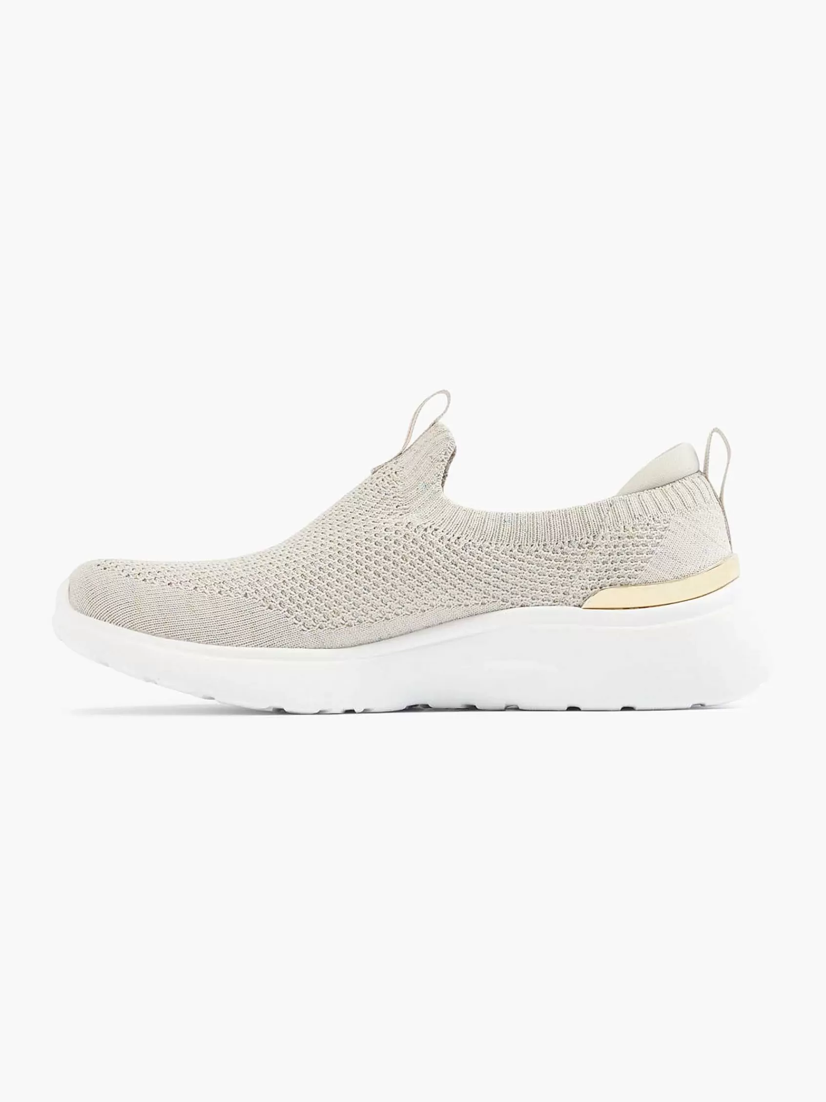 Dames Skechers Instappers-Beige Roseate - Symptomatic