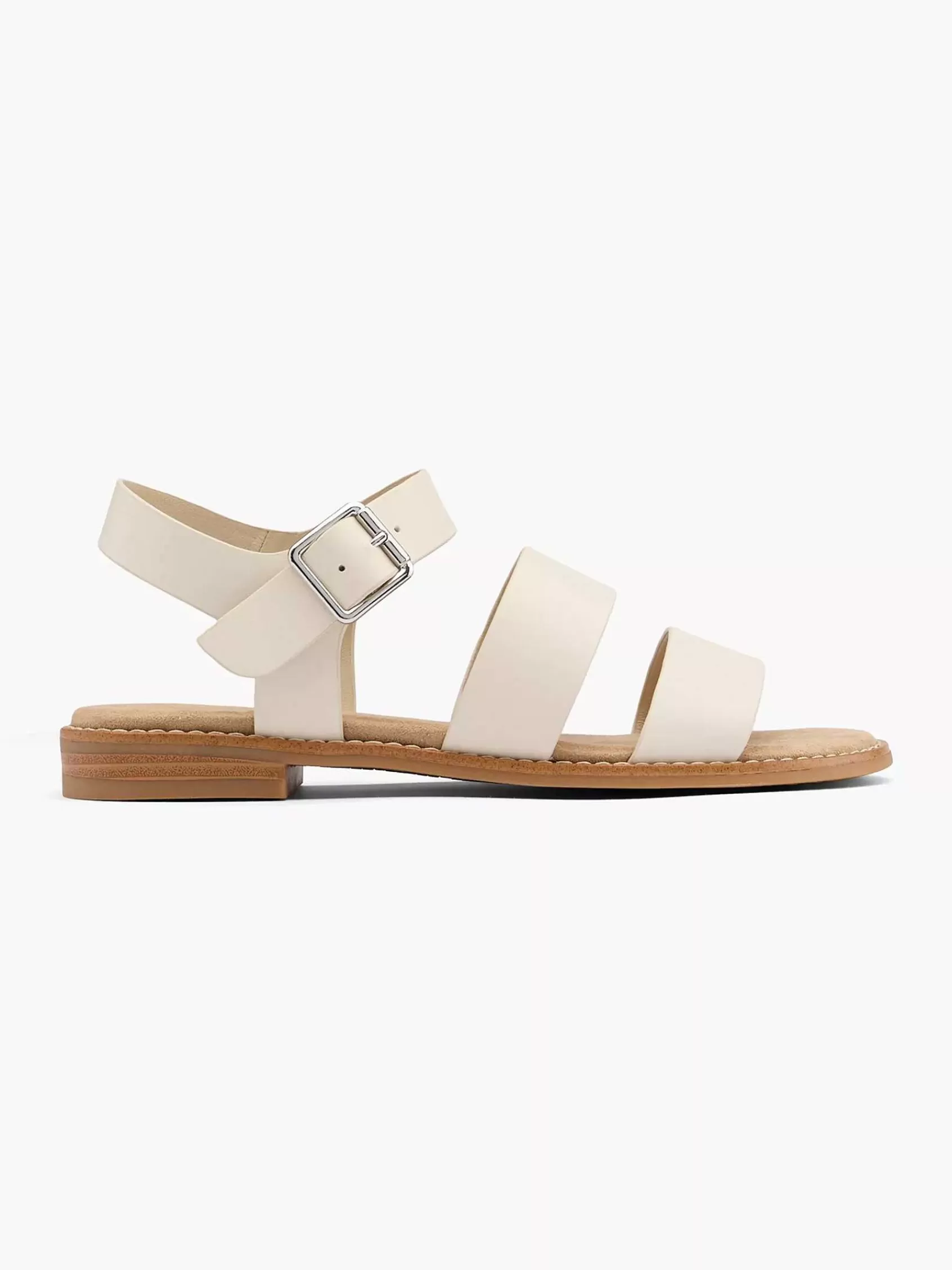 Dames Graceland Sandalen-Beige Sandaal