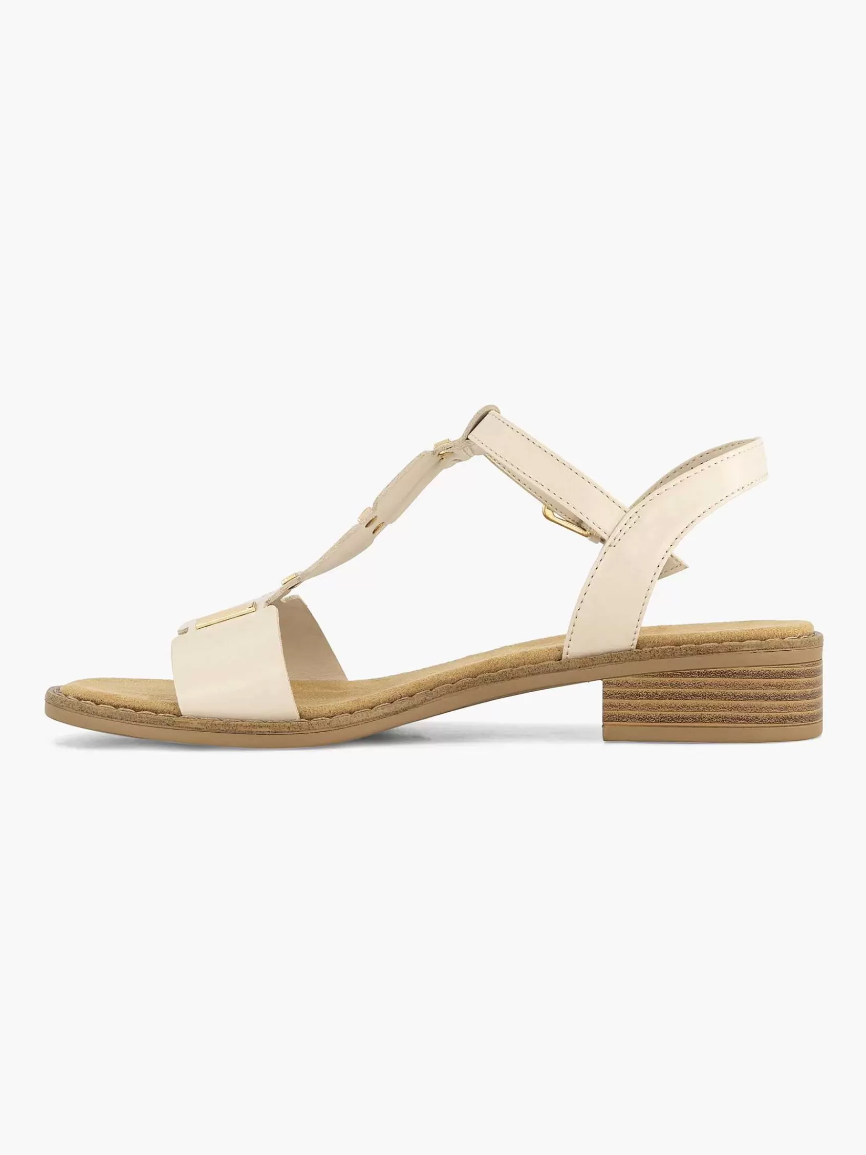 Dames Graceland Sandalen-Beige Sandaal