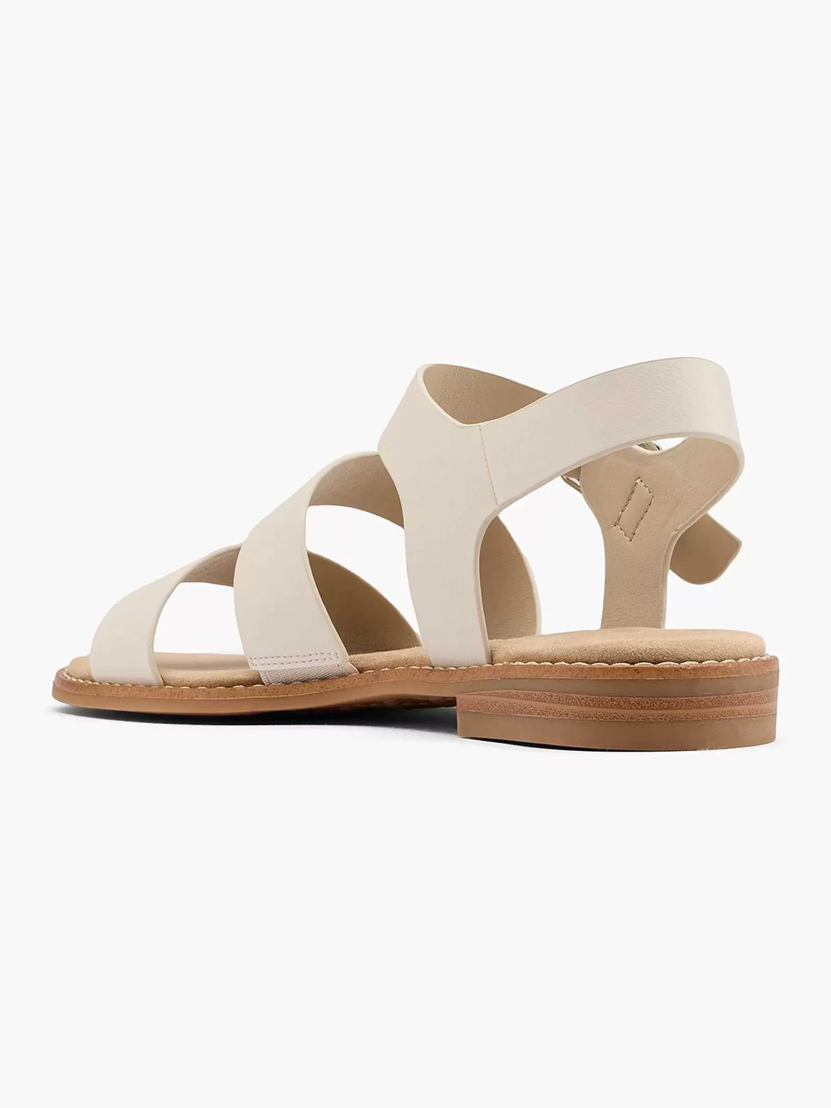 Dames Graceland Sandalen-Beige Sandaal