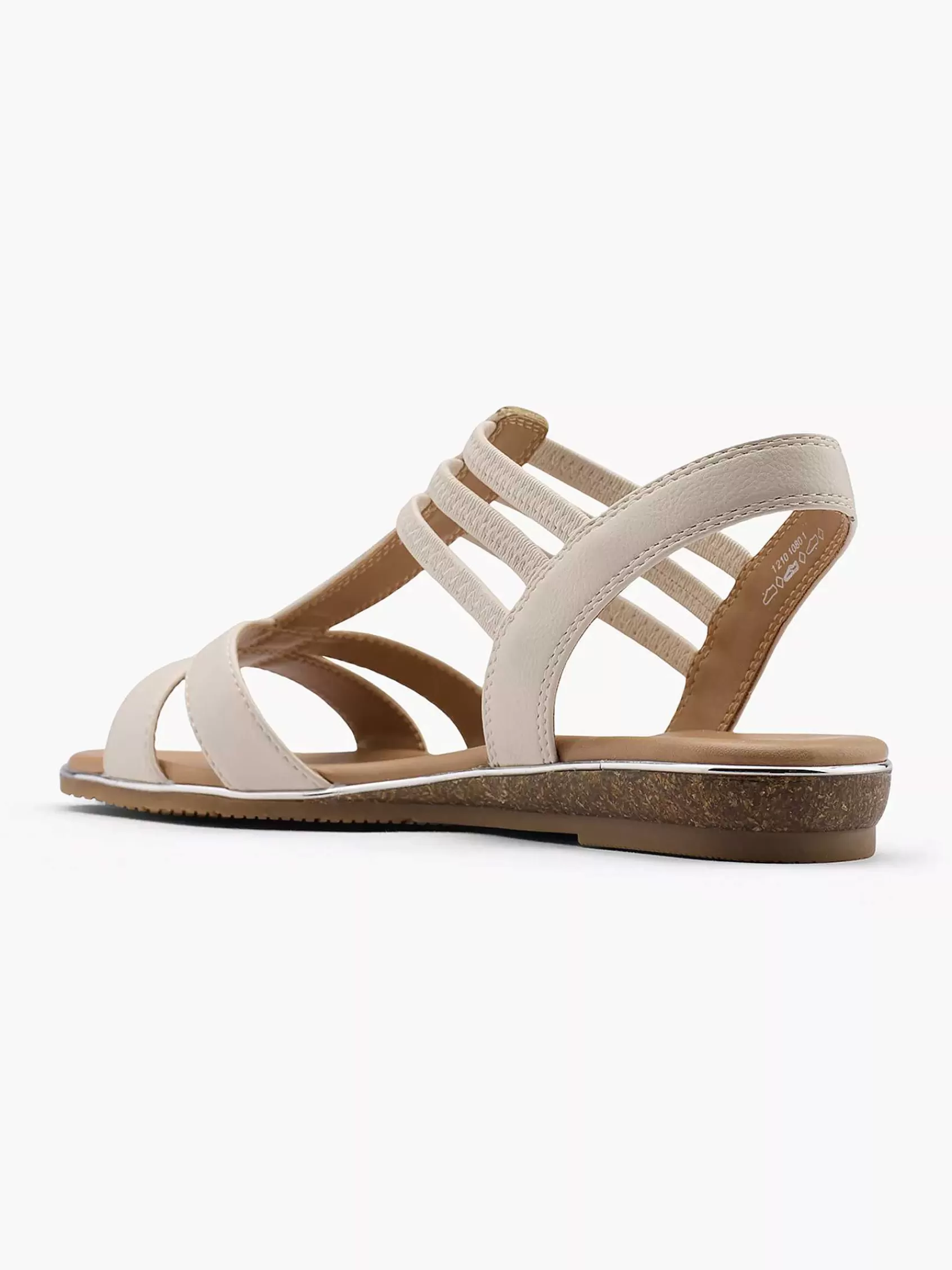 Dames Graceland Sandalen-Beige Sandaal