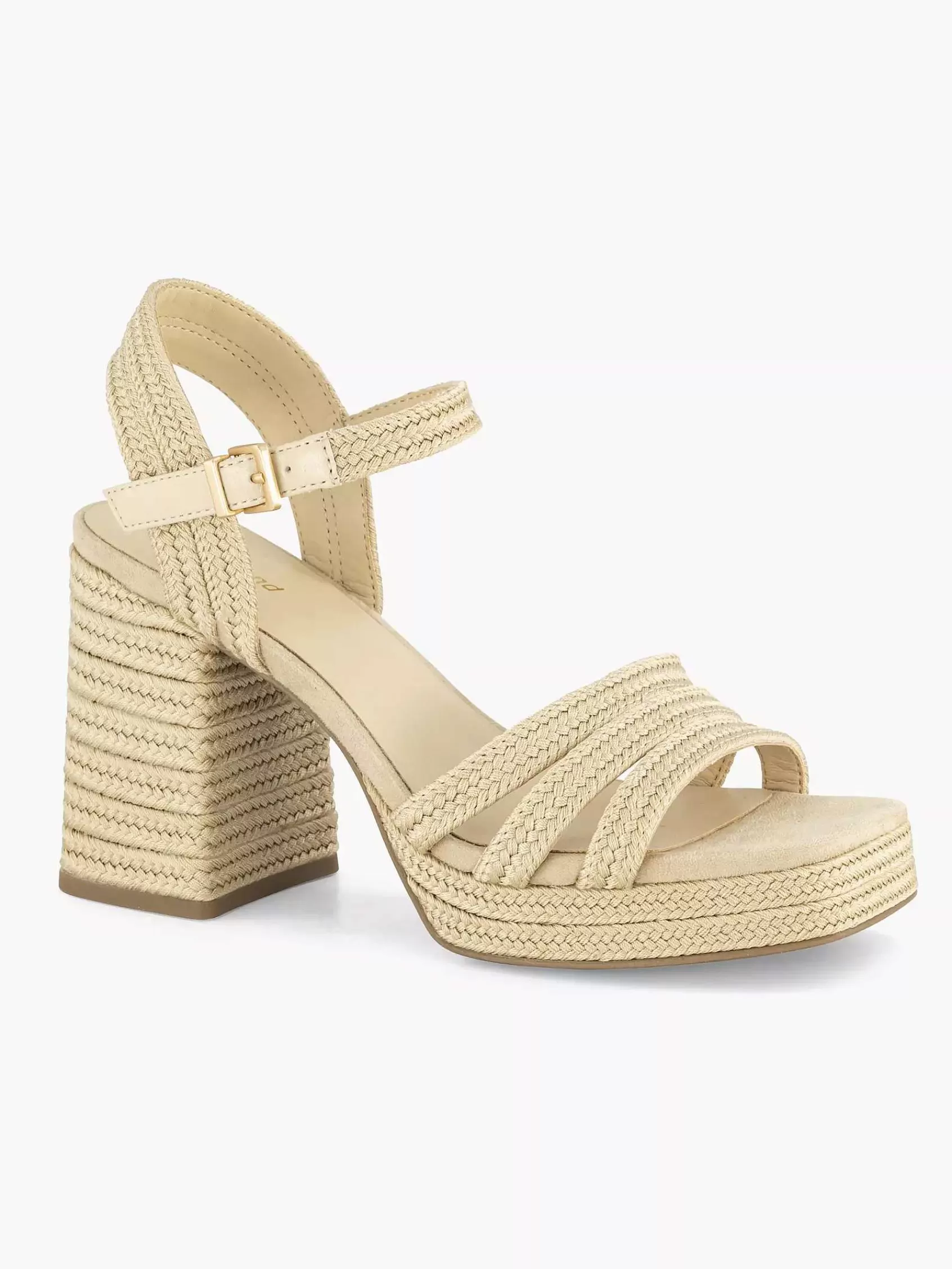 Dames Graceland Sandalen-Beige Sandalette