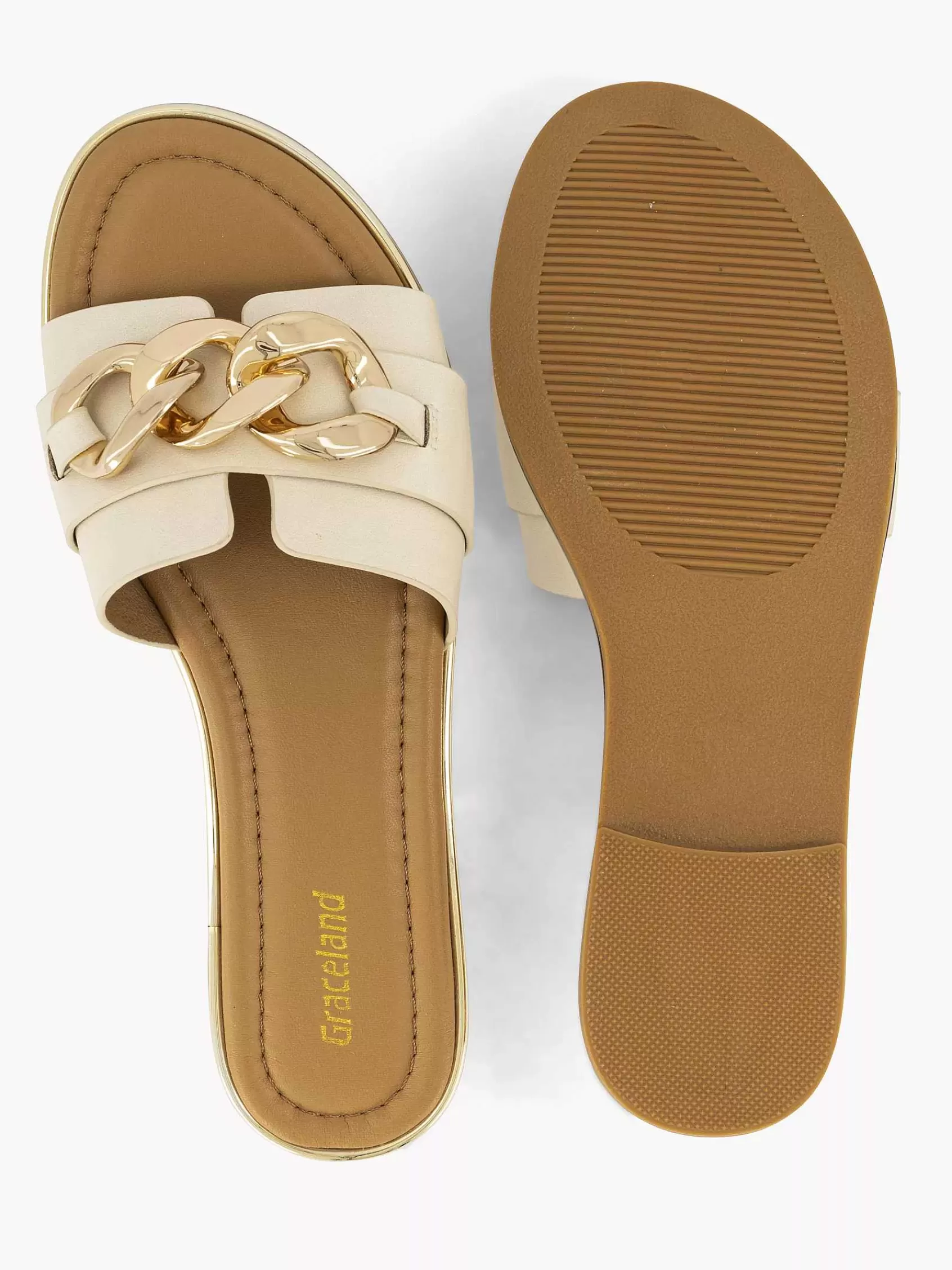 Dames Graceland Slippers-Beige Slipper