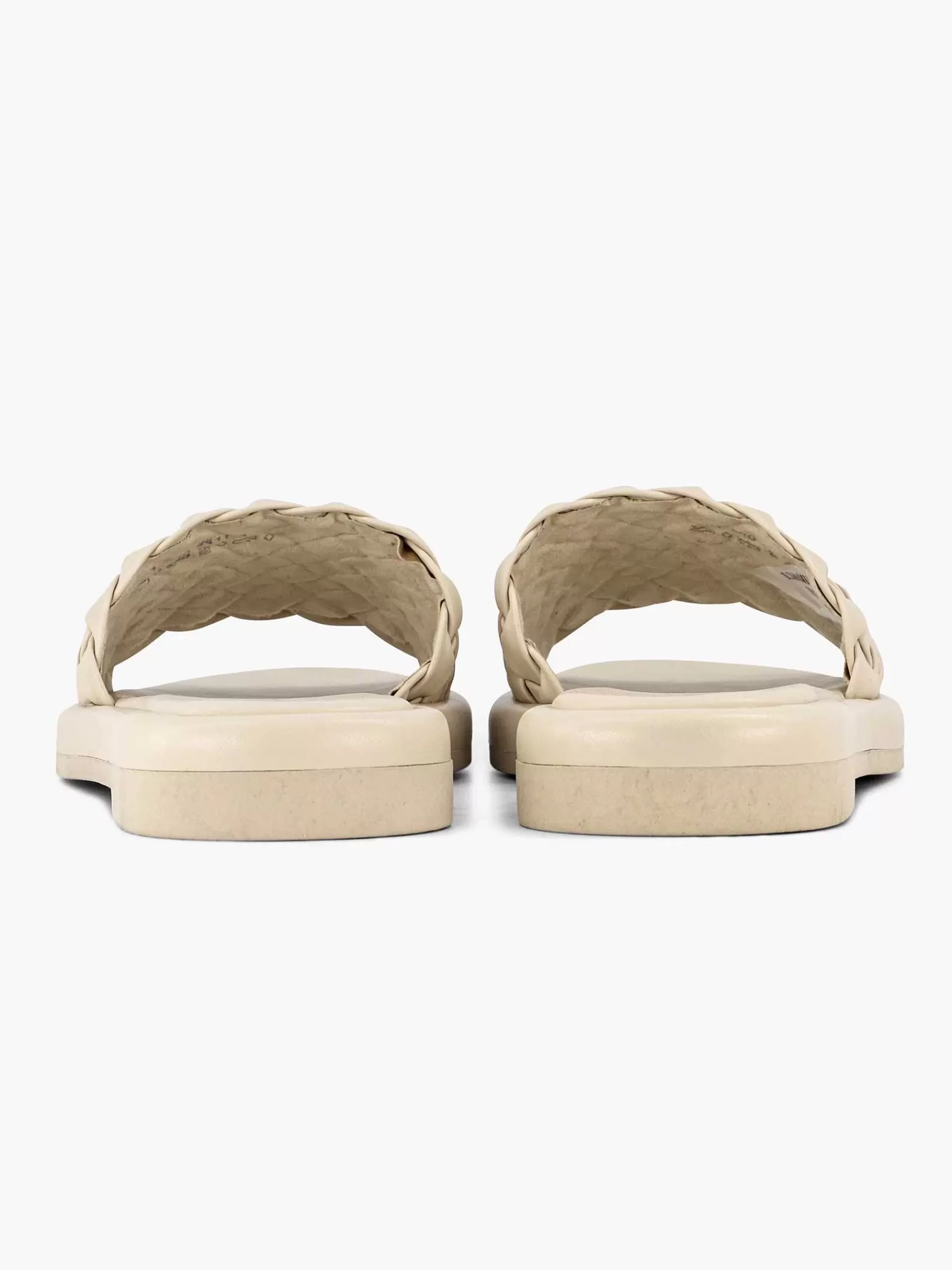 Dames Graceland Slippers-Beige Slipper Gevlochten