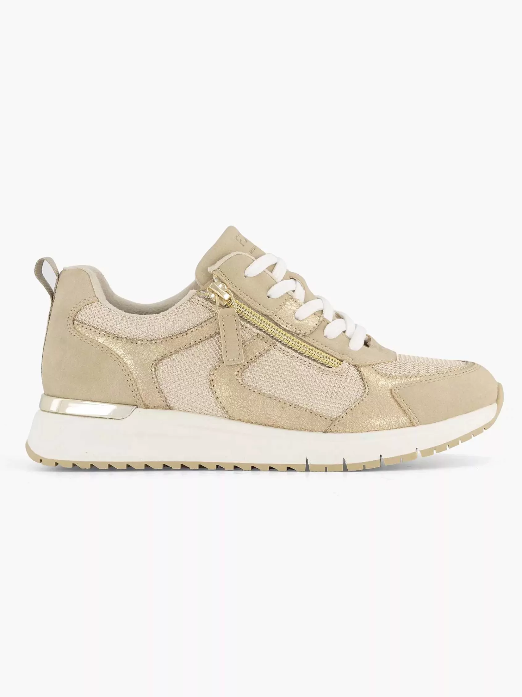 Dames Easy Street Comfort Schoenen-Beige Sneaker