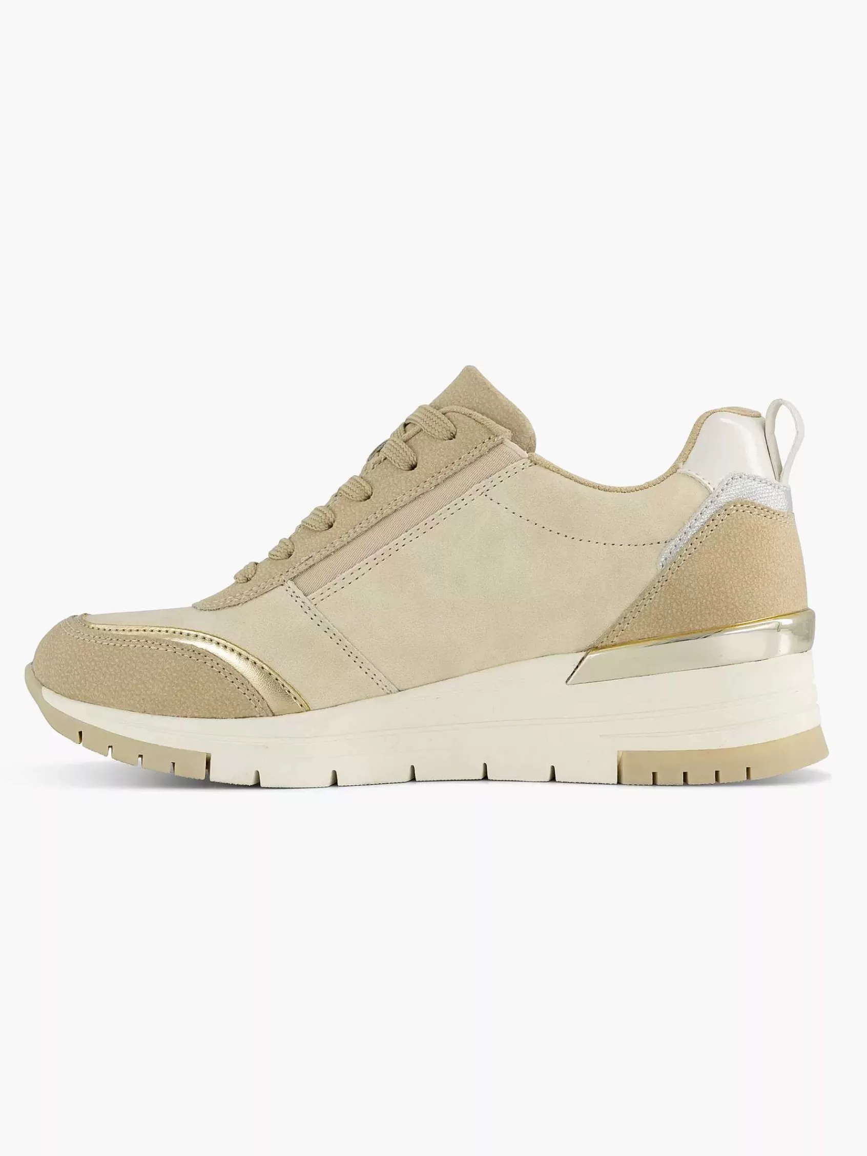 Dames Easy Street Comfort Schoenen-Beige Sneaker