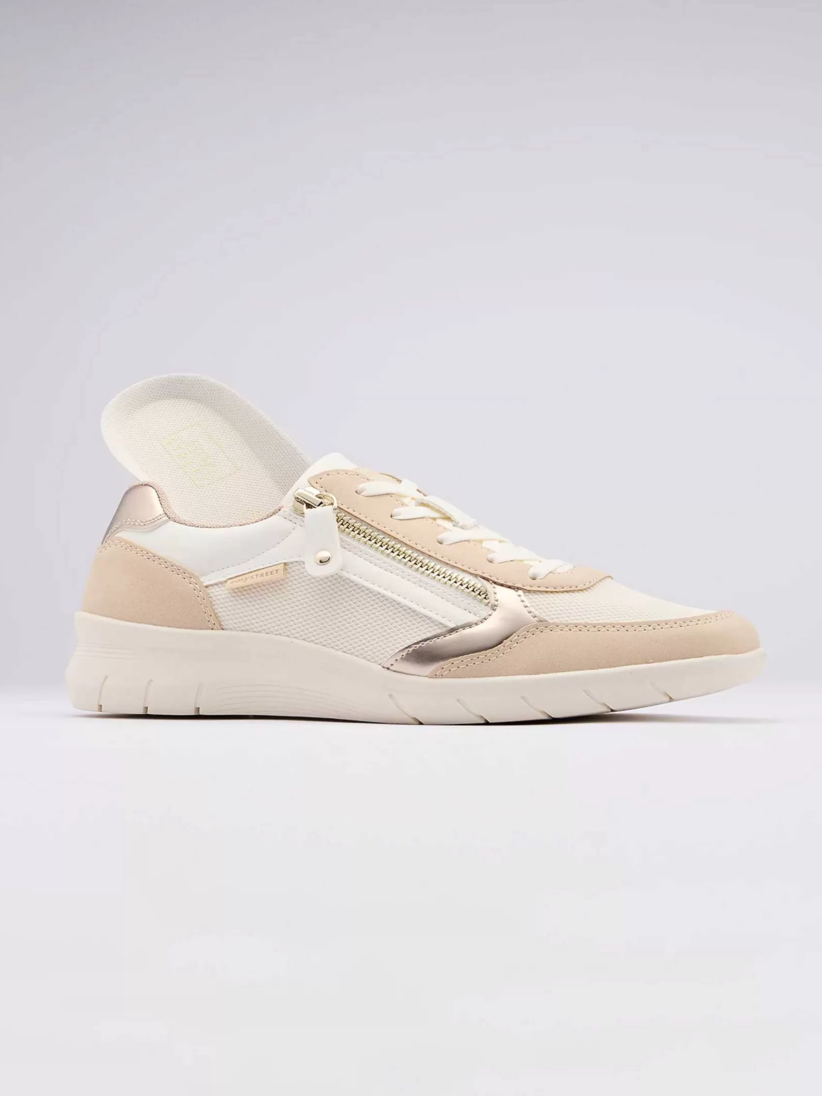 Dames Easy Street Sneakers-Beige Sneaker