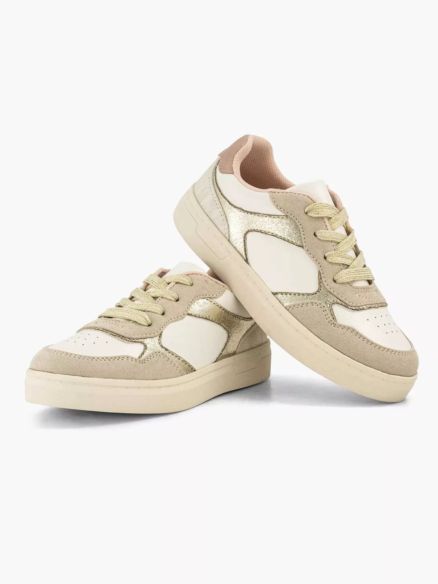 Kinderen Graceland Jongensschoenen-Beige Sneaker