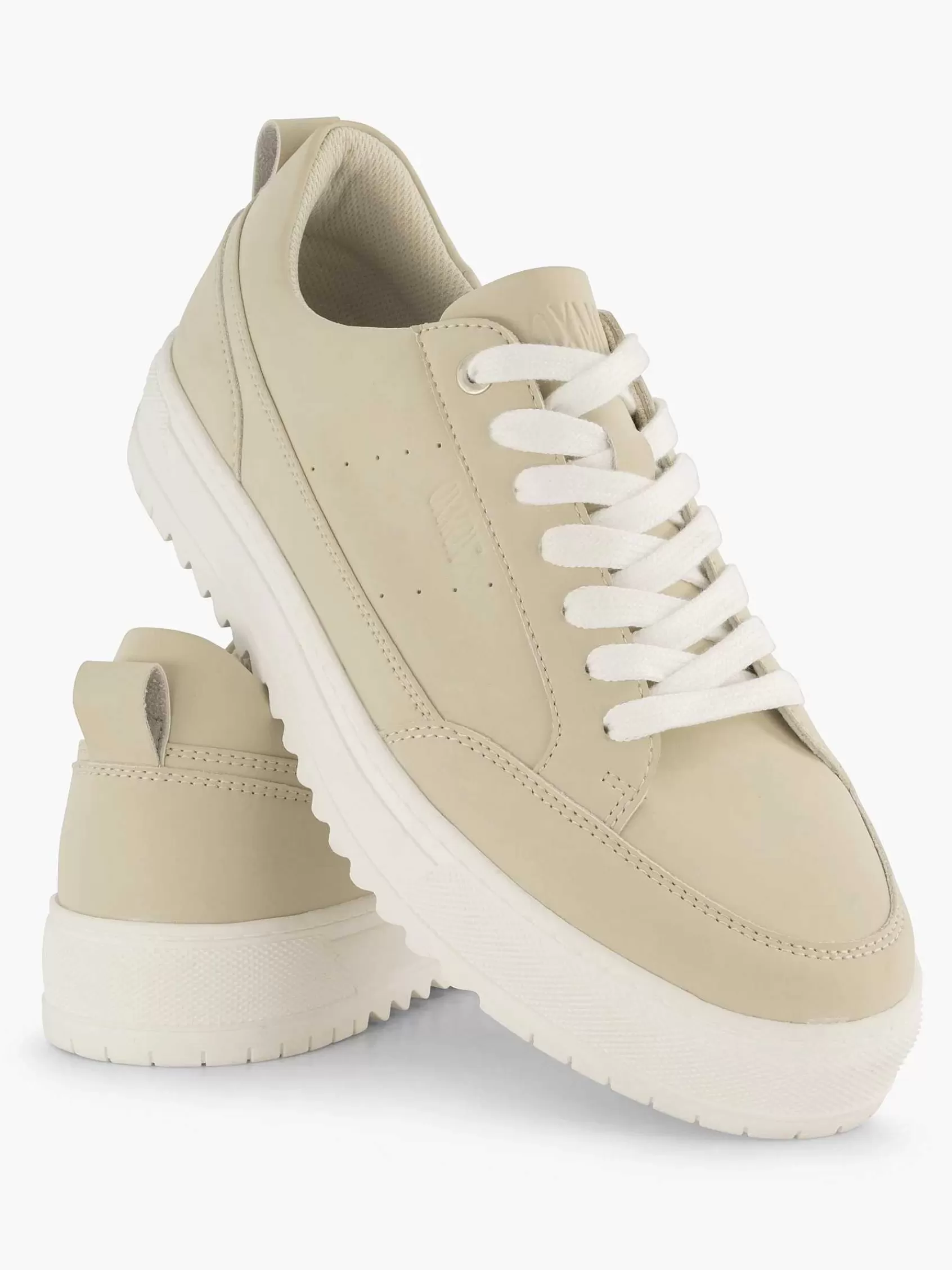 Heren Oxmox Sneakers-Beige Sneaker