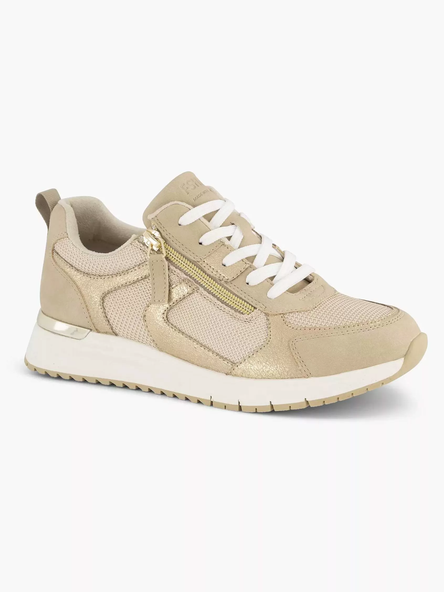 Dames Easy Street Comfort Schoenen-Beige Sneaker