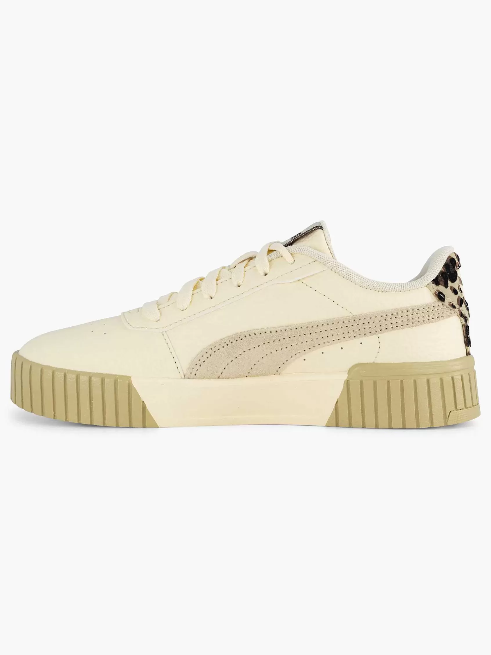 Dames Puma Sneakers-Beige Sneaker Carina 2.0 I Am The Drama