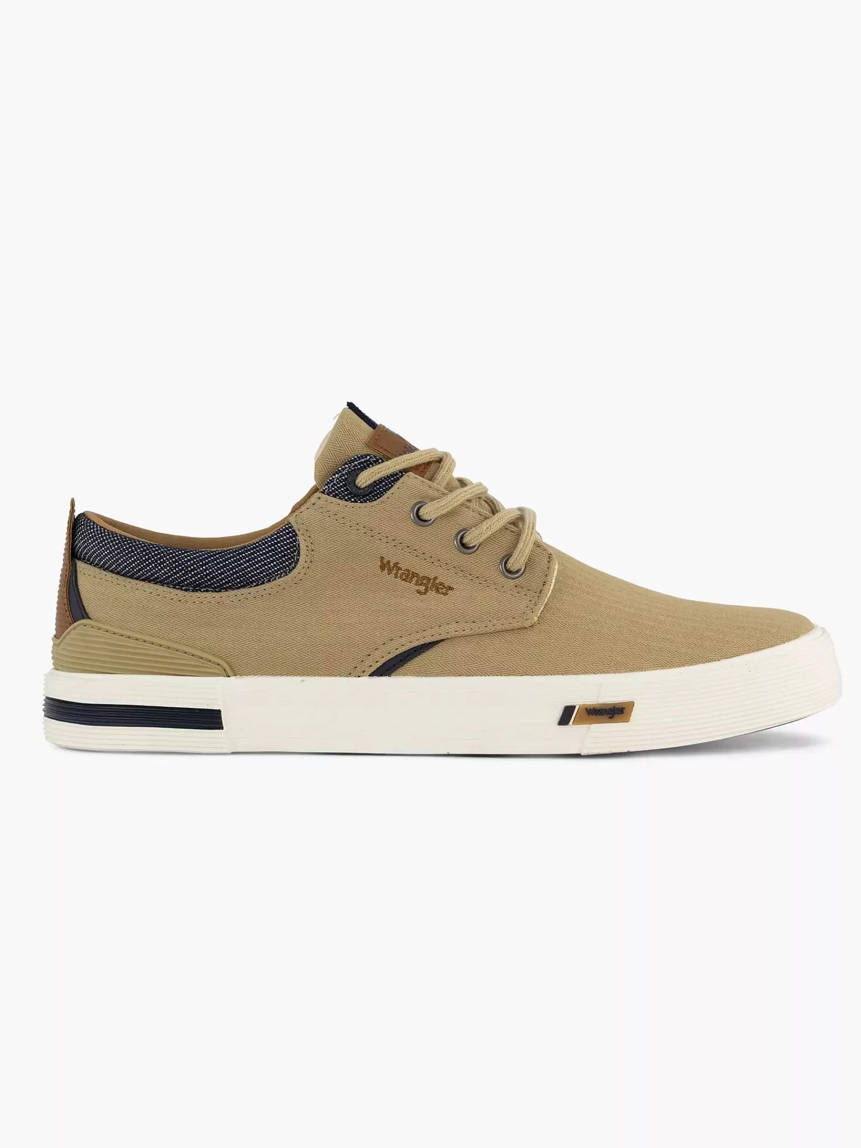 Heren Wrangler Sneakers-Beige Sneakers