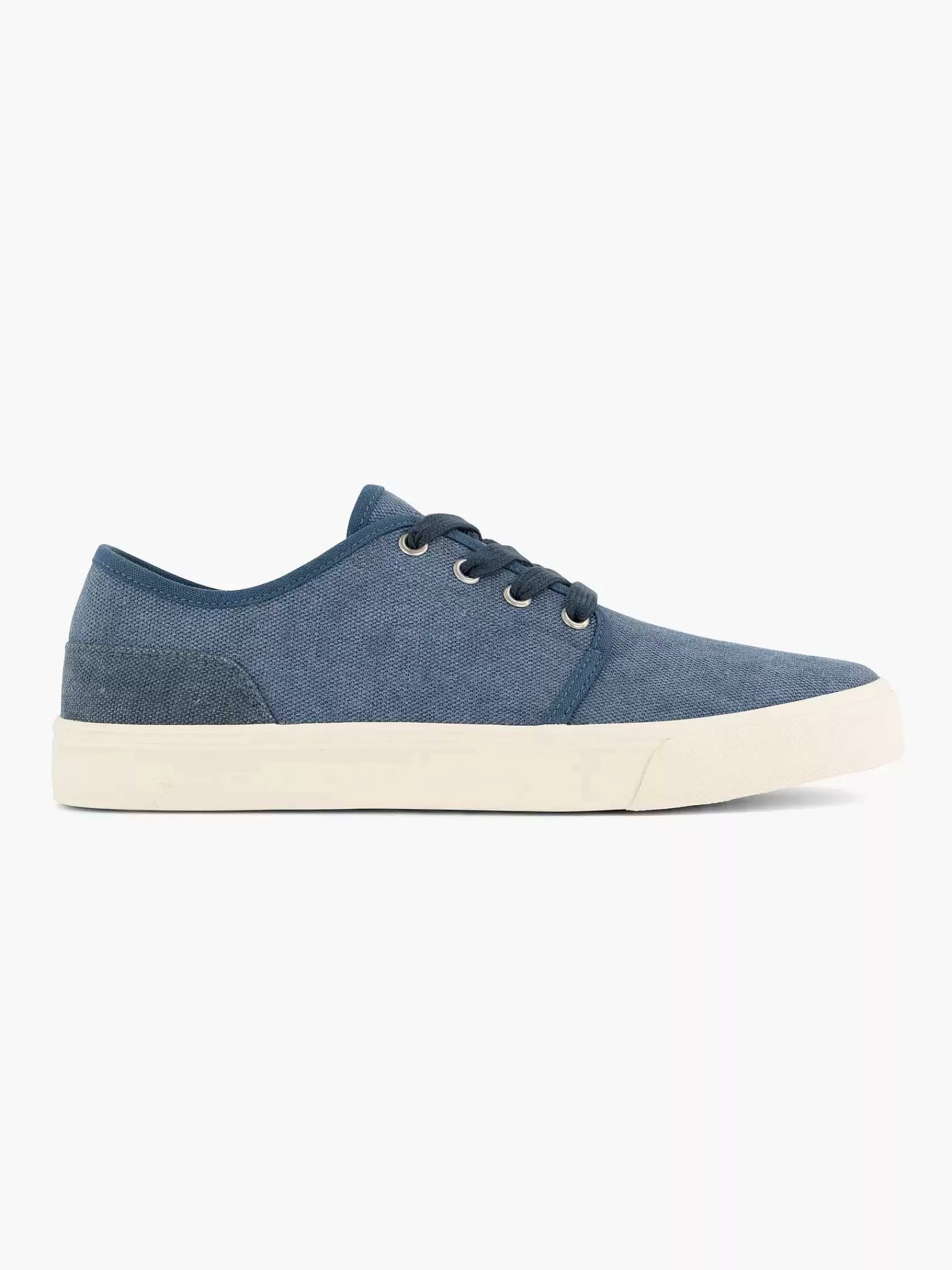 Heren Memphis One Sneakers-Blauwe Canvas Sneaker