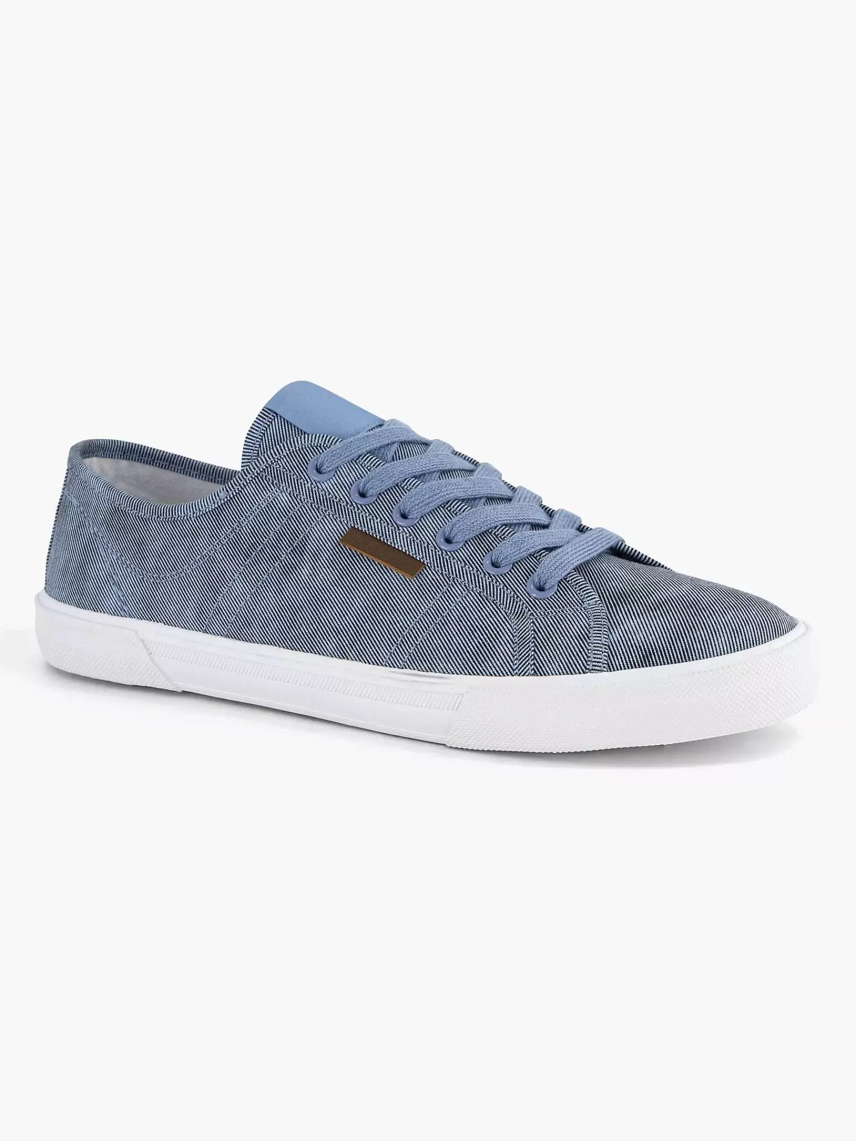 Heren Memphis One Sneakers-Blauwe Canvas Sneaker