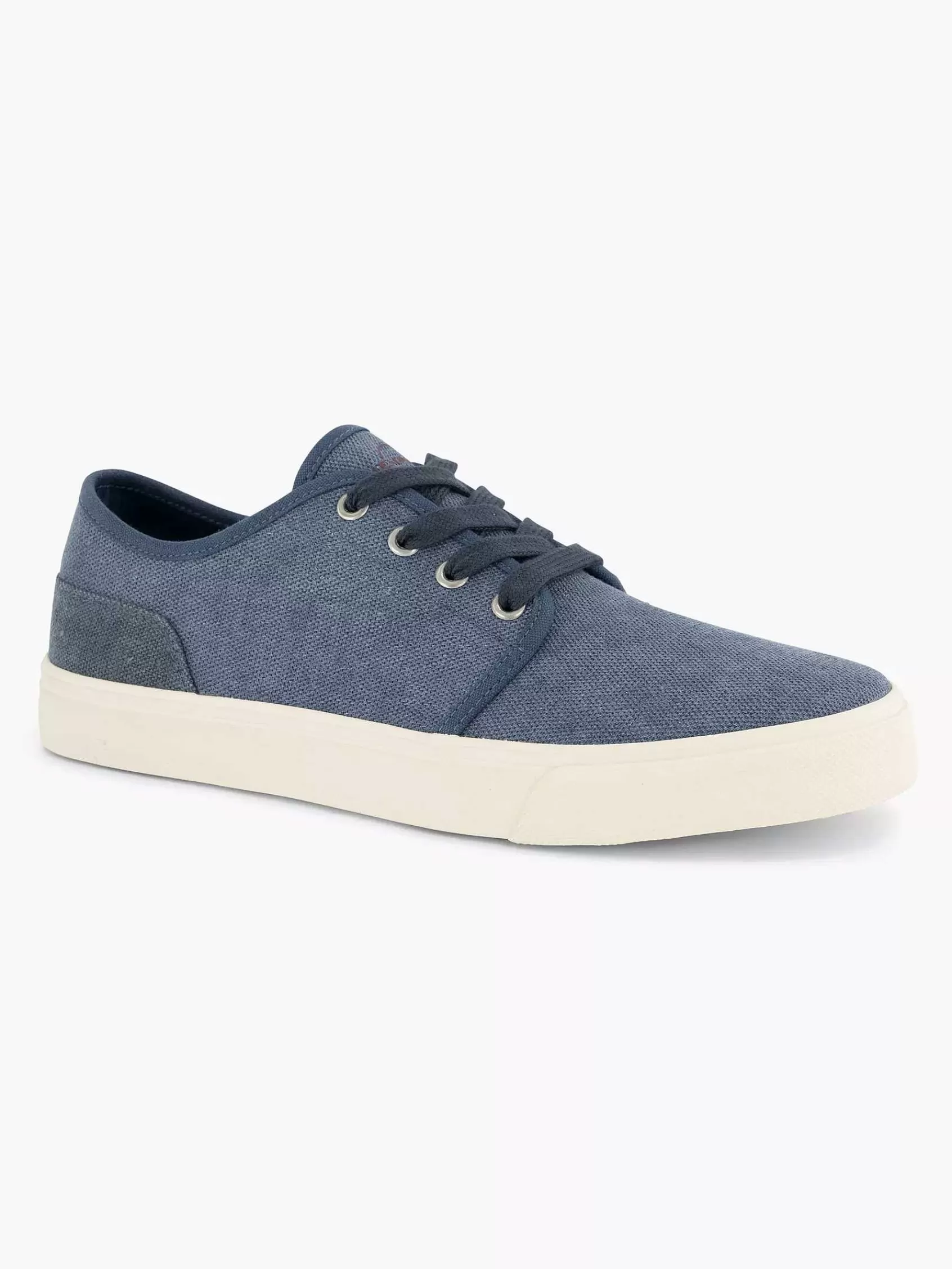 Heren Memphis One Sneakers-Blauwe Canvas Sneaker