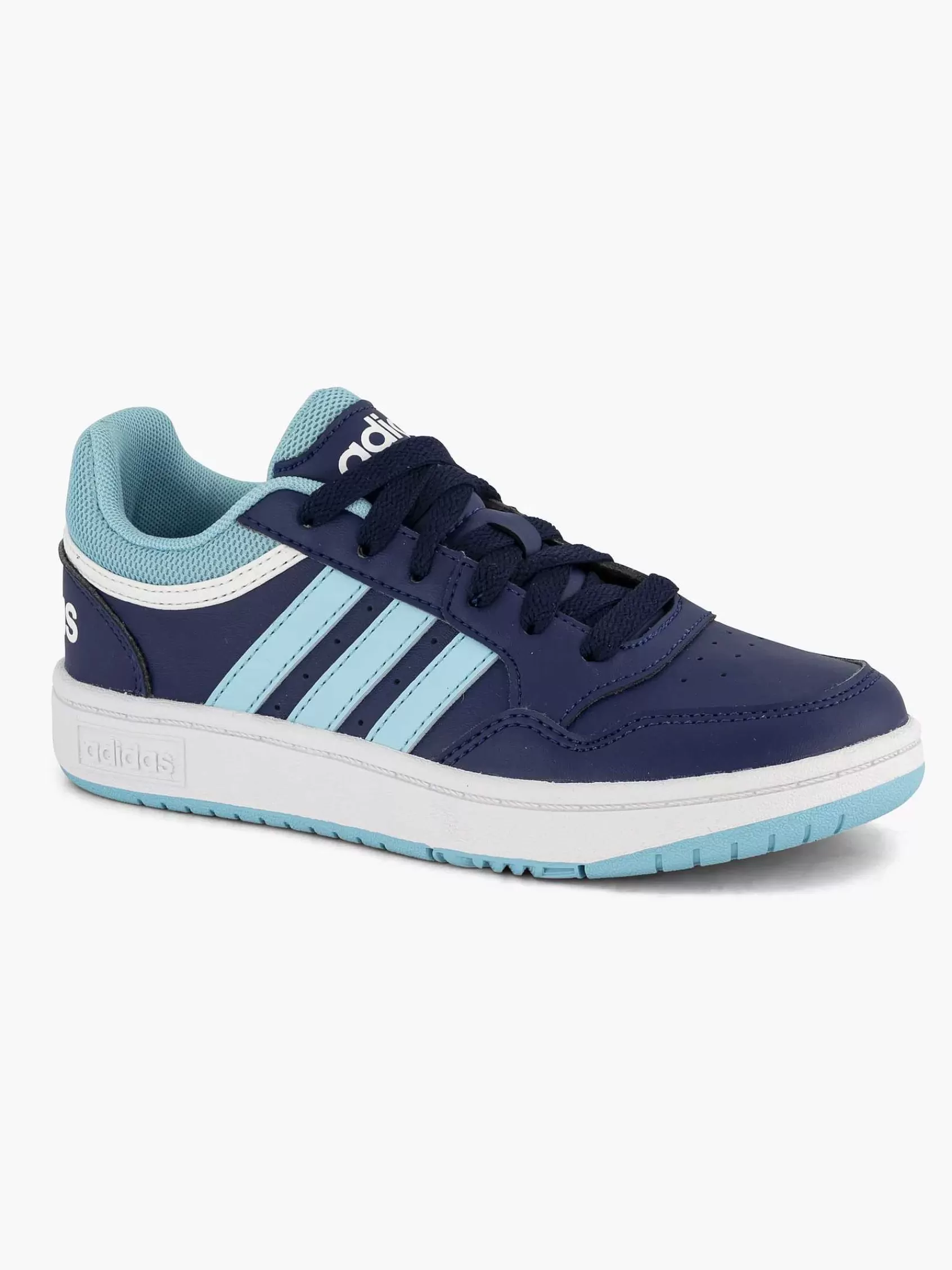 Kinderen adidas Jongensschoenen-Blauwe Hoops 3.0 K