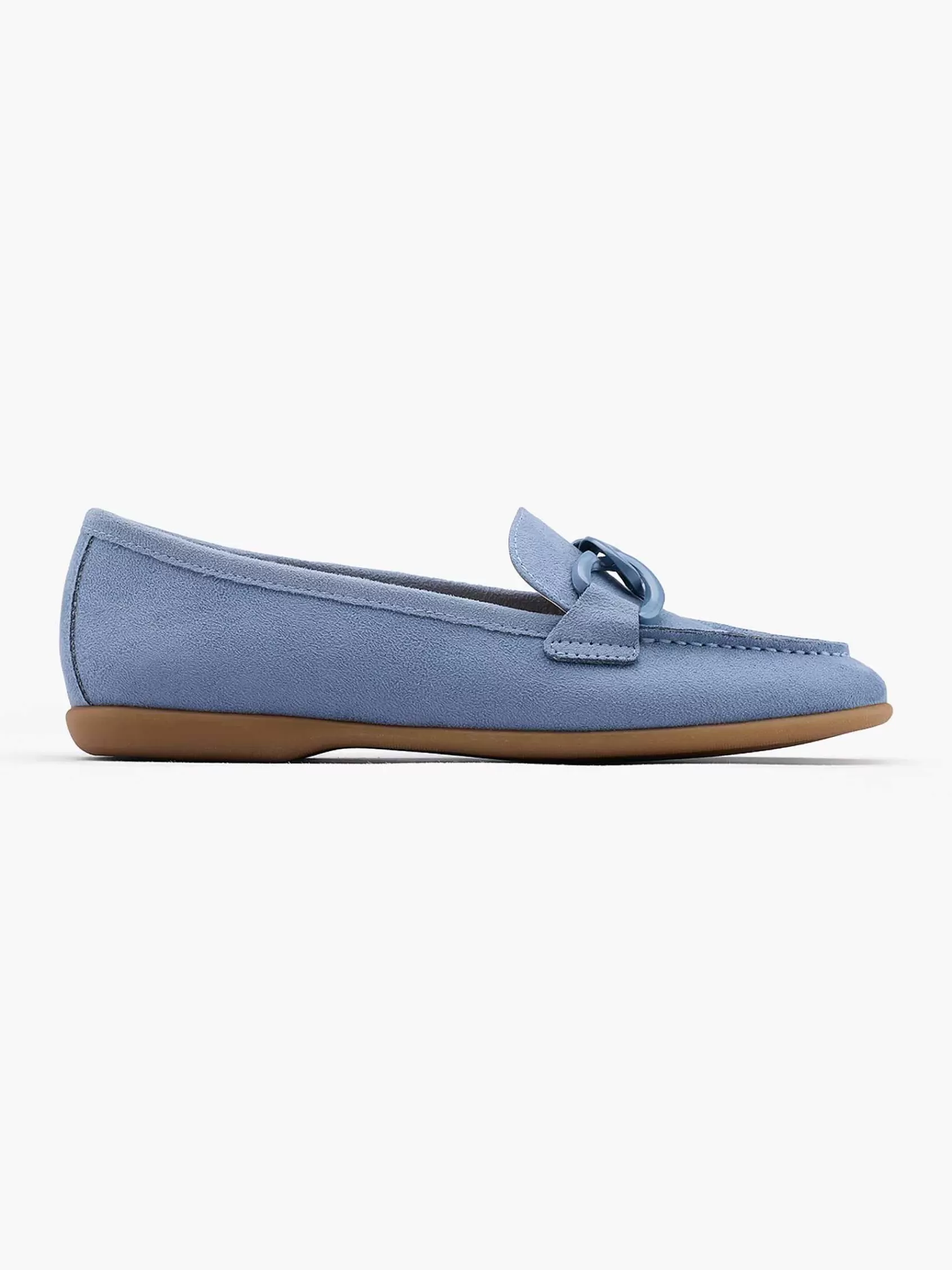 Dames Graceland Instappers-Blauwe Loafer