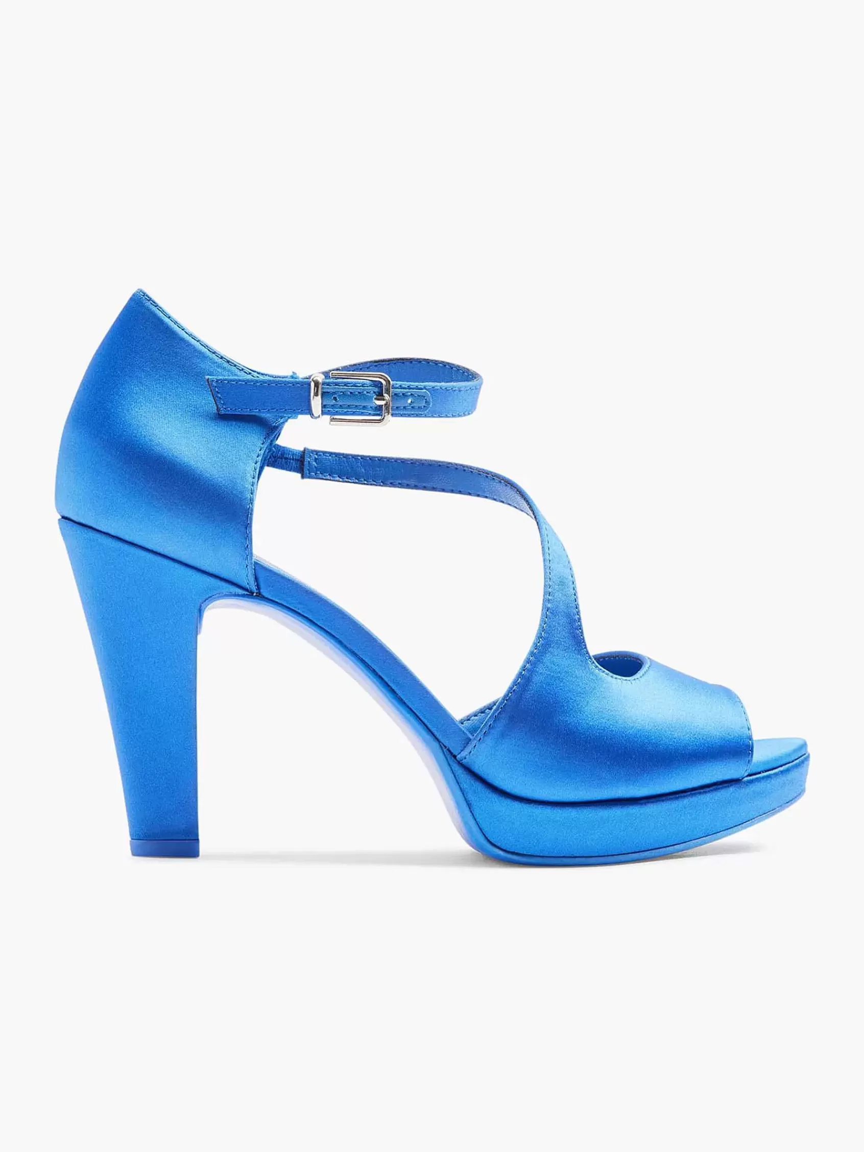 Dames Graceland Pumps-Blauwe Pump Satijn