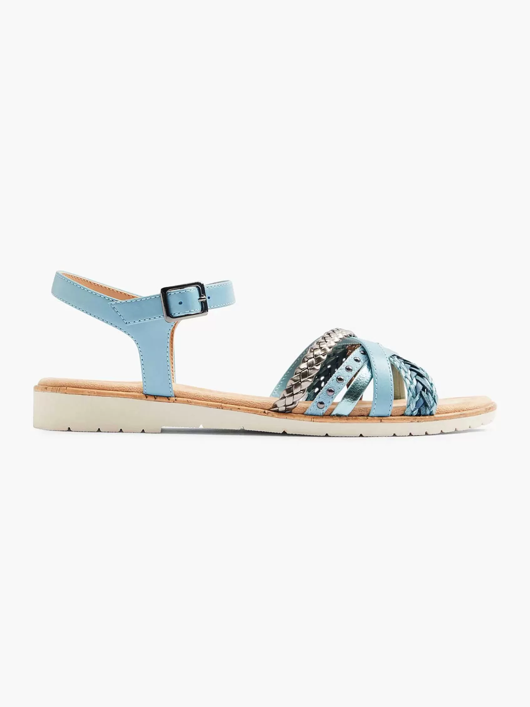 Dames Graceland Sandalen-Blauwe Sandaal