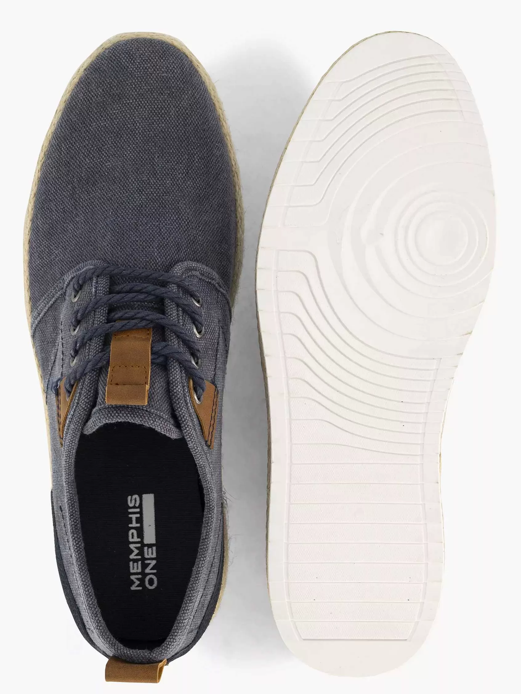 Heren Memphis One Sneakers-Blauwe Sneaker