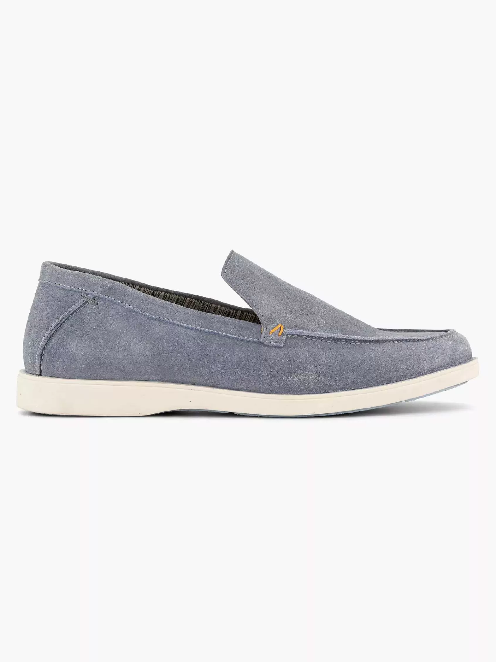 Heren Memphis One Instappers-Blauwe Suede Loafer