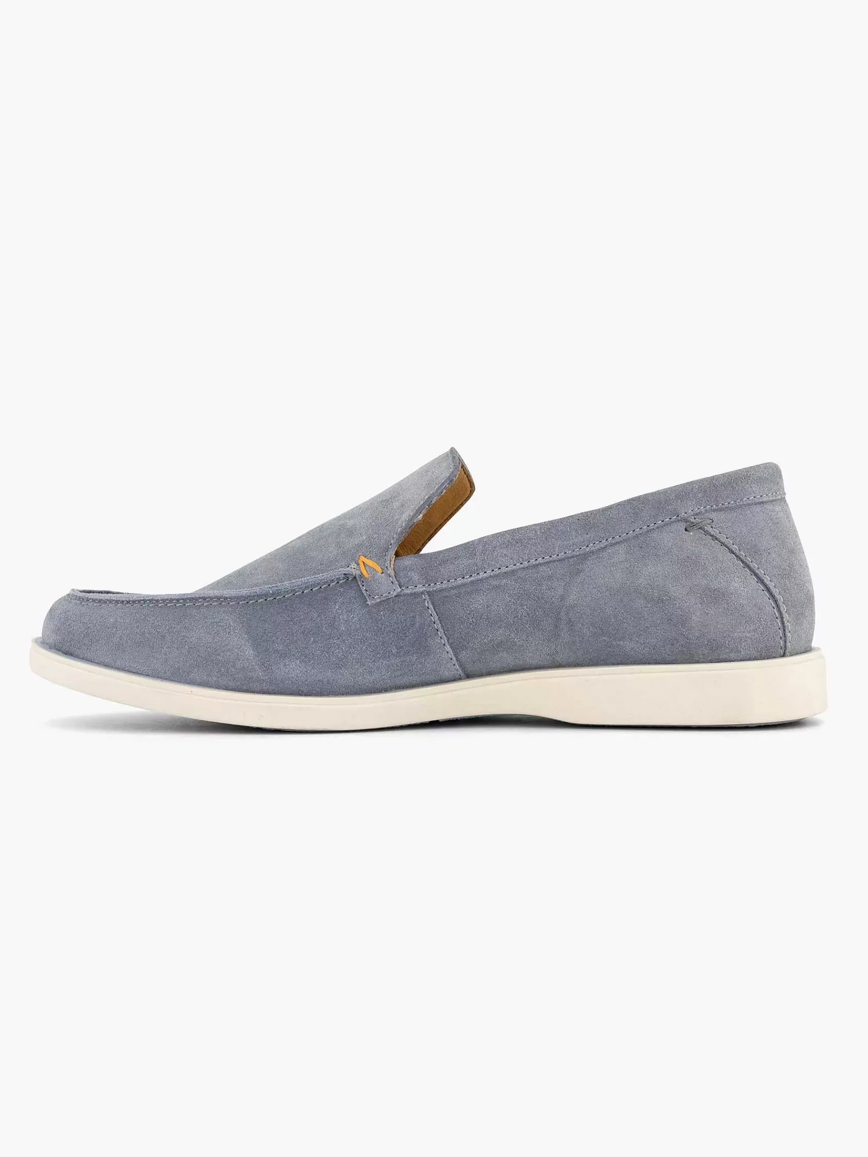 Heren Memphis One Instappers-Blauwe Suede Loafer