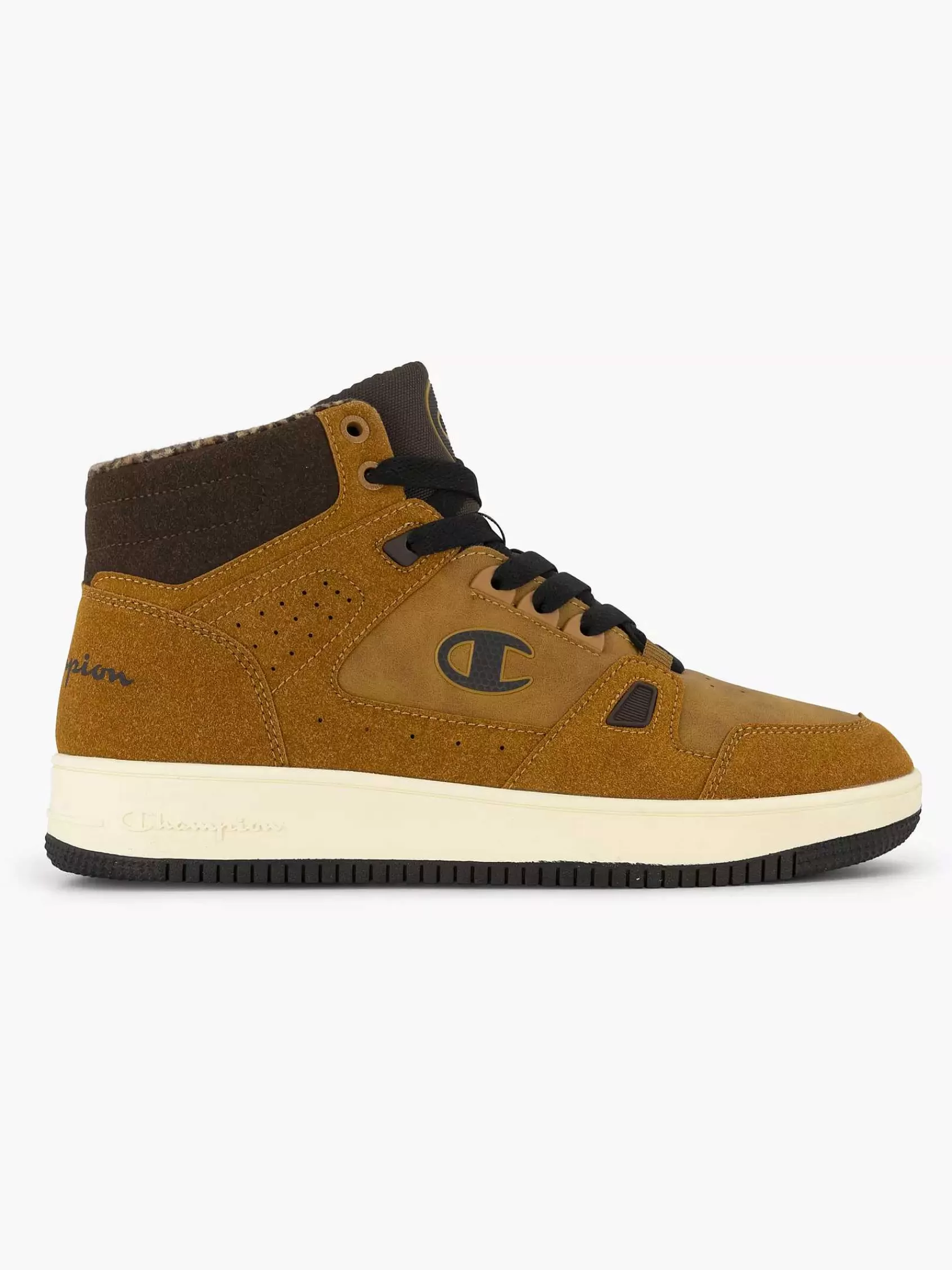 Heren Champion Sneakers-Bruine Rebound Mid Winterized