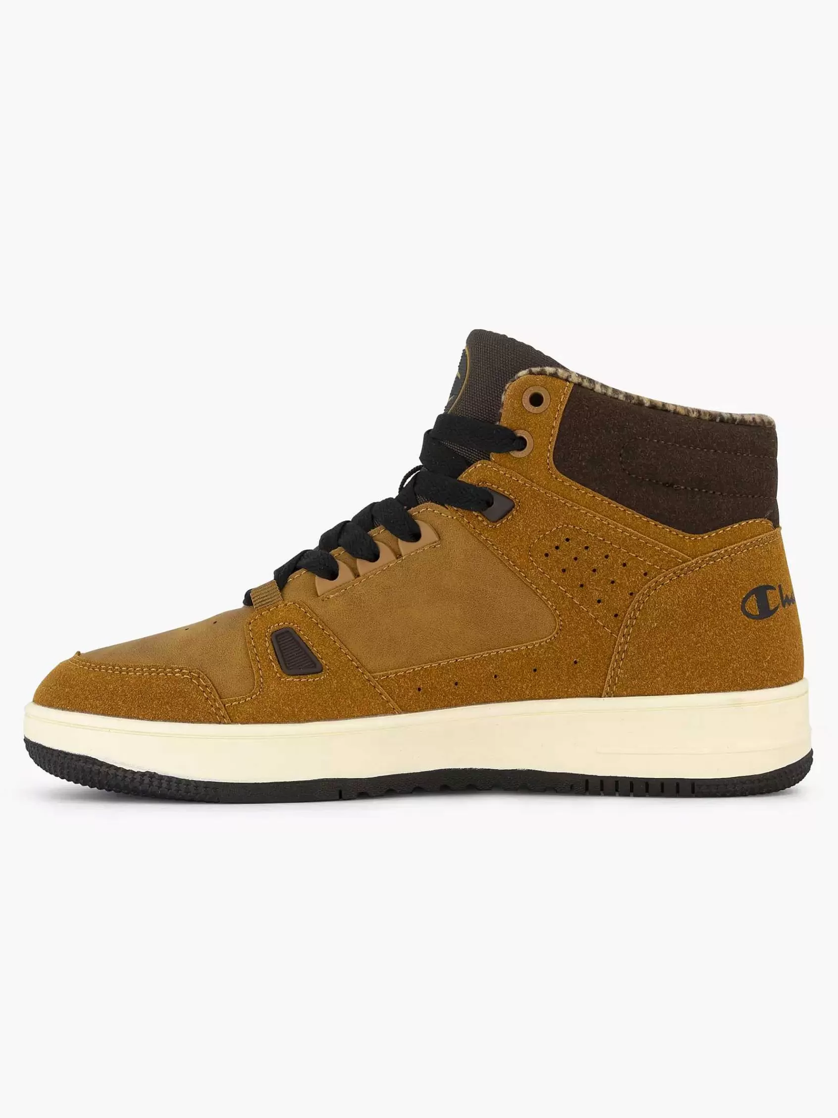 Heren Champion Sneakers-Bruine Rebound Mid Winterized