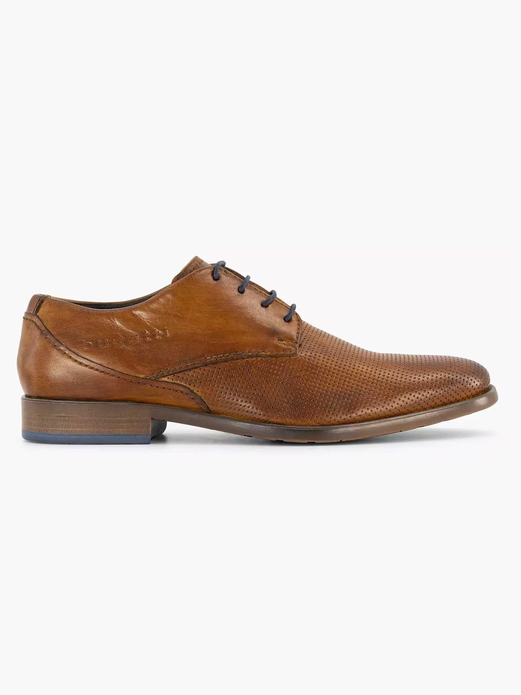 Heren Bugatti Geklede Schoenen-Cognac Licio Eco