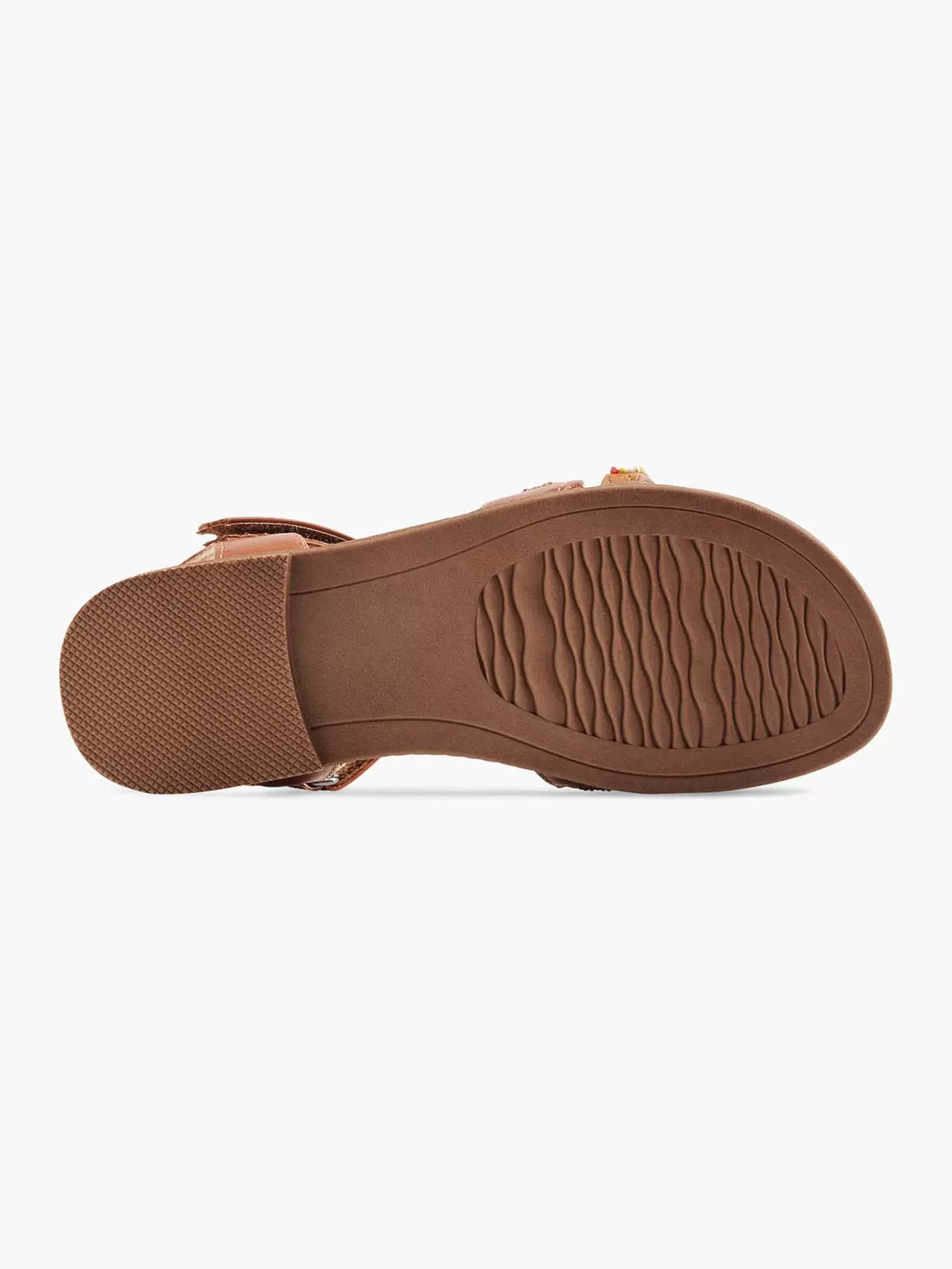 Kinderen Graceland Babyschoenen-Cognac Sandaal Kralen