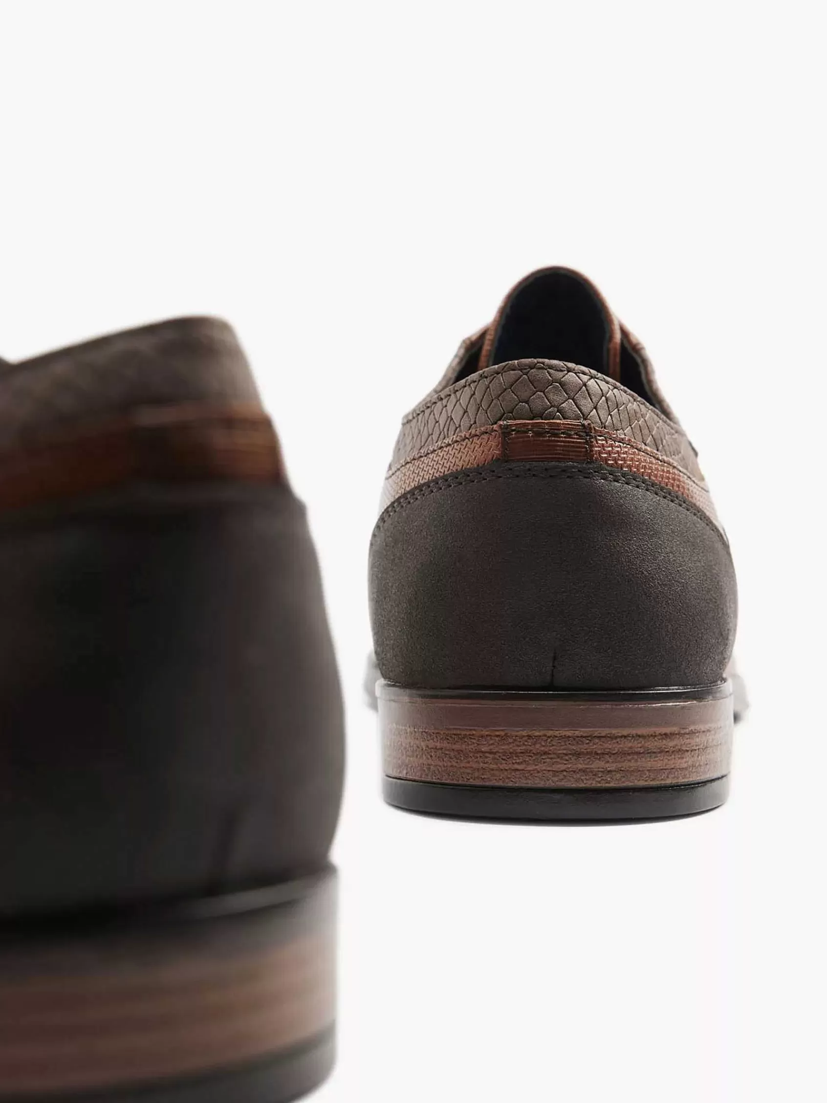 Heren AM SHOE Geklede Schoenen-Cognac Veterschoen