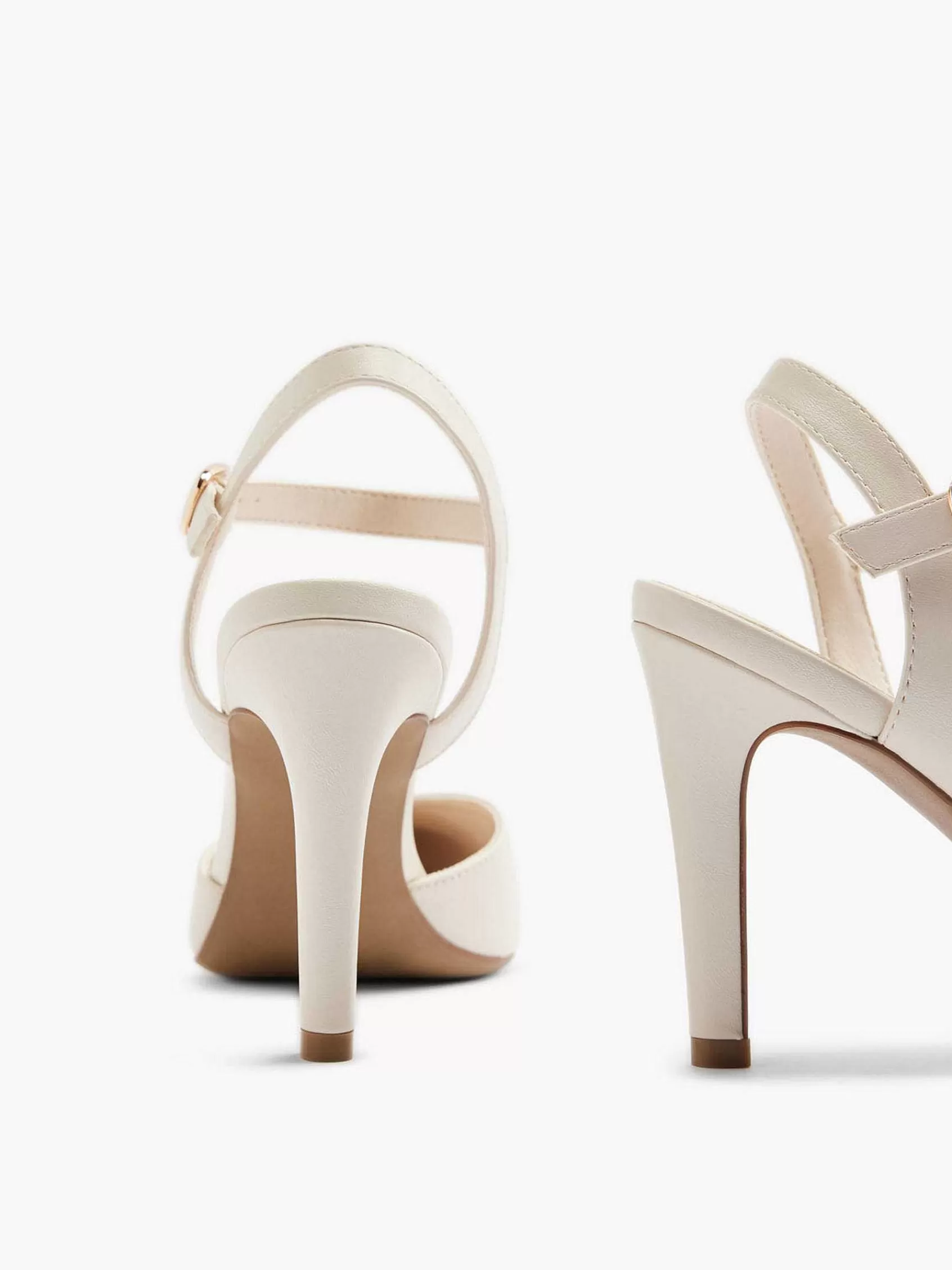 Dames Graceland Hoge Hakken-Creme Pump