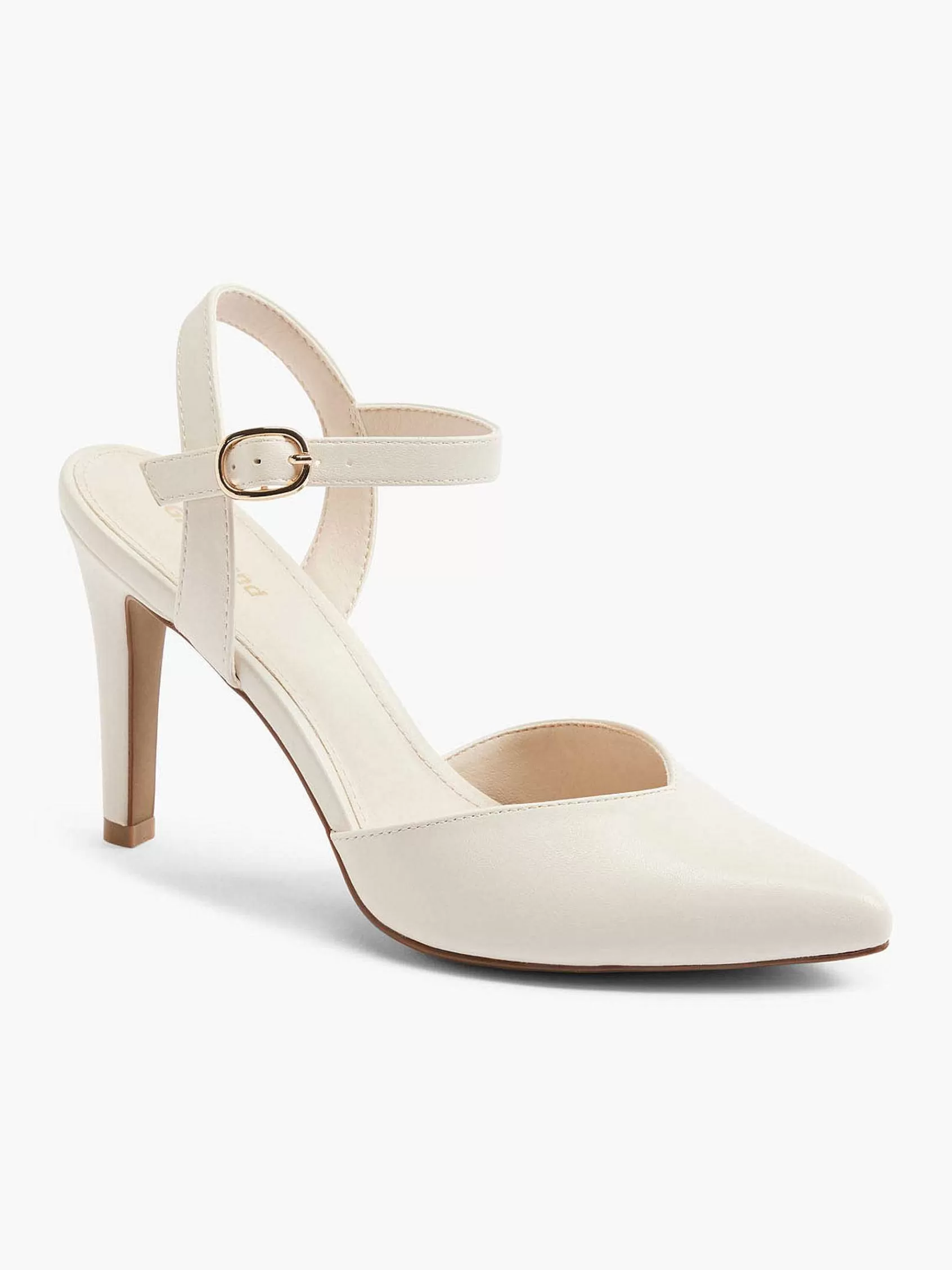 Dames Graceland Hoge Hakken-Creme Pump